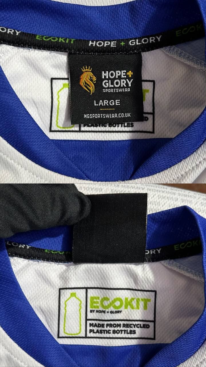 Other Bury AFC home 2020 2022 football shirt jersey Hope Glory Eco Size US L / EU 52-54 / 3 - 9 Thumbnail