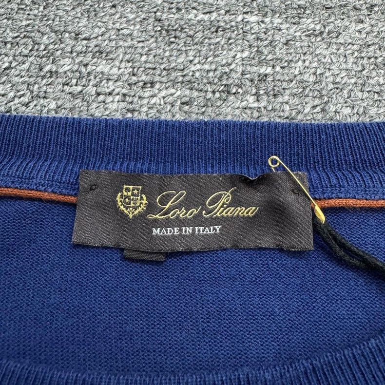Loro Piana LORO PIANA Knitted short sleeves Size US XL / EU 56 / 4 - 2 Thumbnail