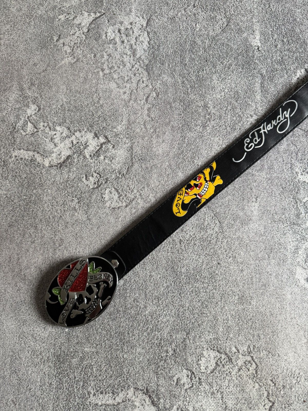 Hysteric Glamour Ed Hardy by Christian Audigier Avantgarde Y2K Japanese belt Size ONE SIZE - 4 Thumbnail