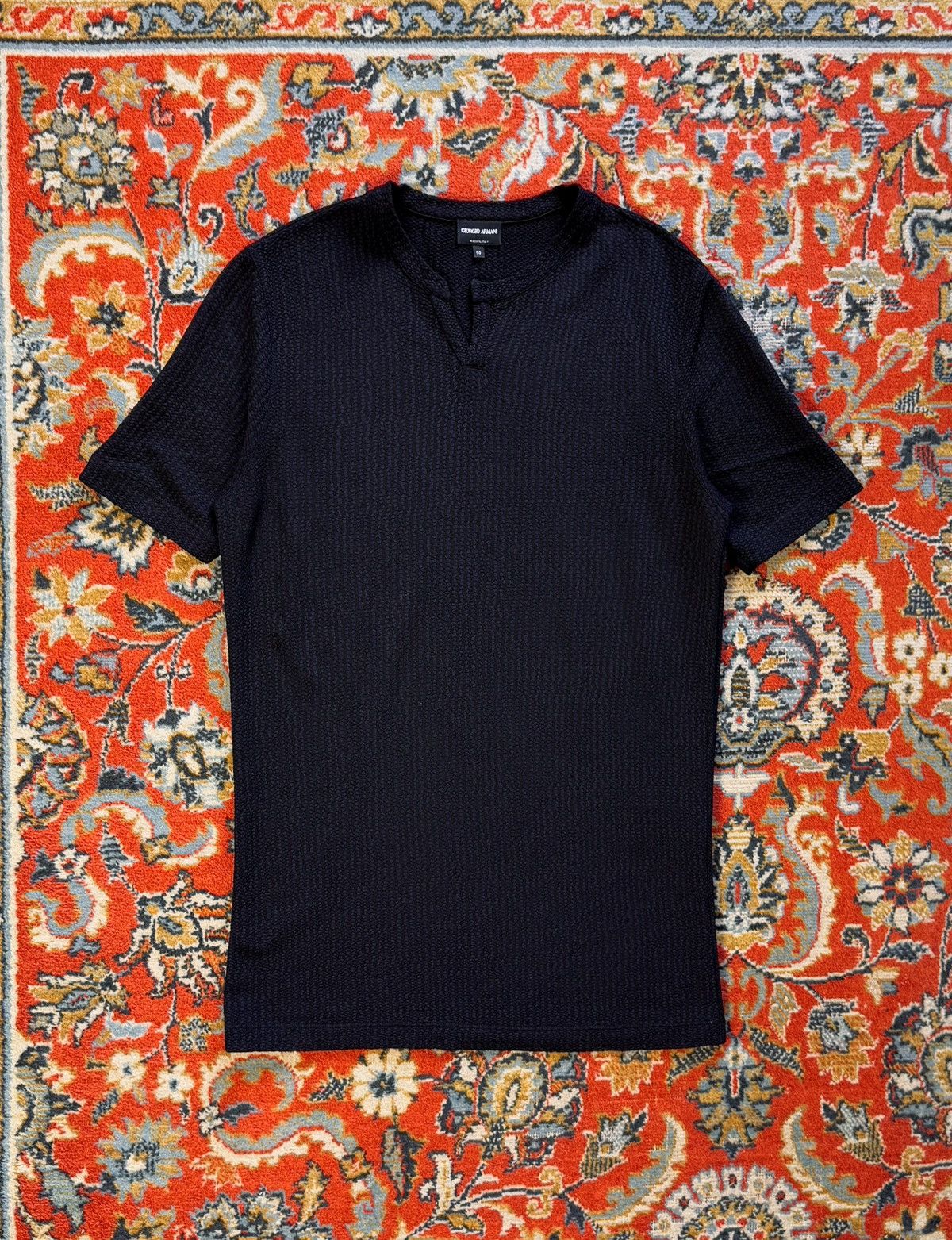 Giorgio Armani Giorgio Armani Viscose Knit T-Shirt Size US L / EU 52-54 / 3 - 6 Thumbnail