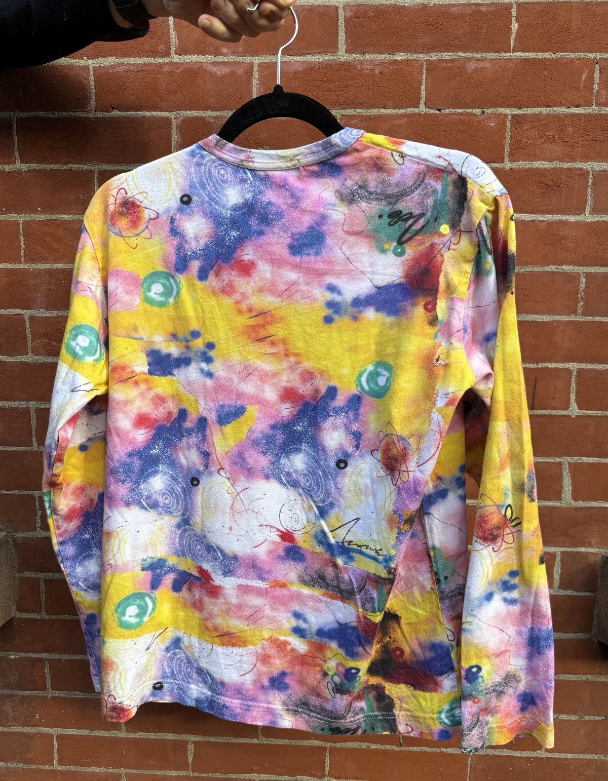 Comme des Garcons × Futura Comme des Garçons X Futura all over yellow long sleeve Size US M / EU 48-50 / 2 - 2 Thumbnail