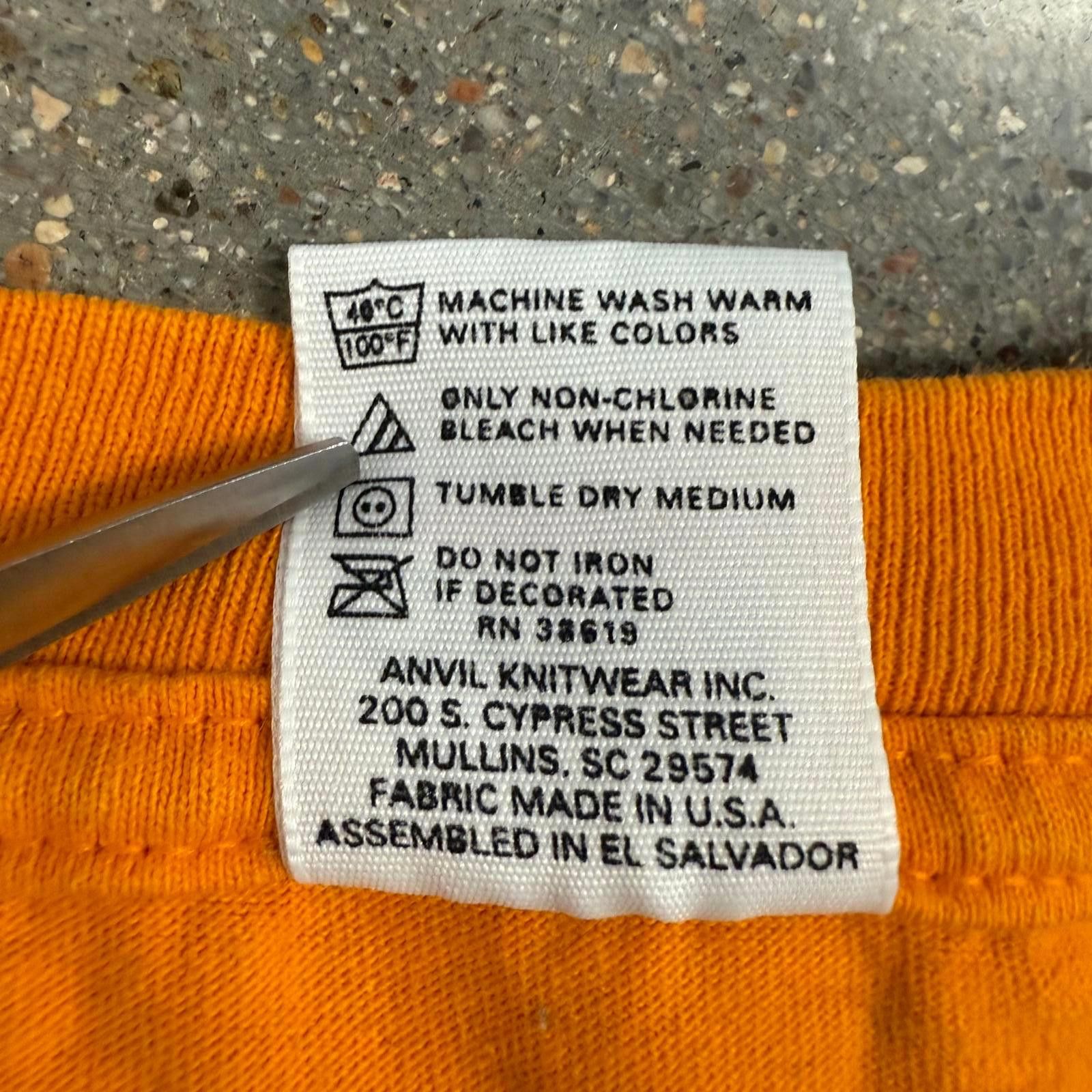 Anvil Vtg 1999 Anvil Women's Soccer Doane College T-Shirt Orange L Size L / US 10 / IT 46 - 8 Thumbnail