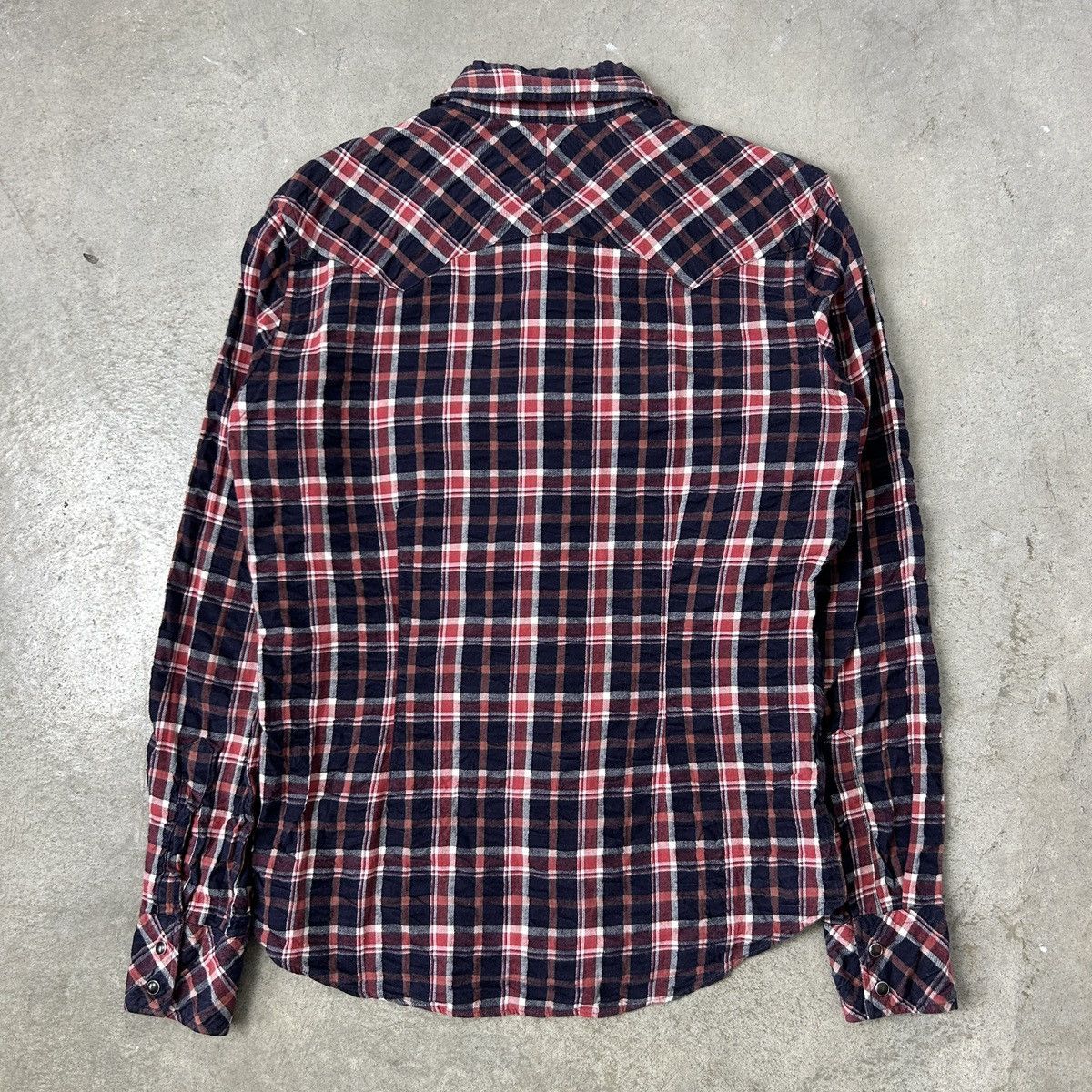 Hysteric Glamour × Japanese Brand × Vintage 291295=Homme Western Pearl Flannel Size US M / EU 48-50 / 2 - 18 Thumbnail