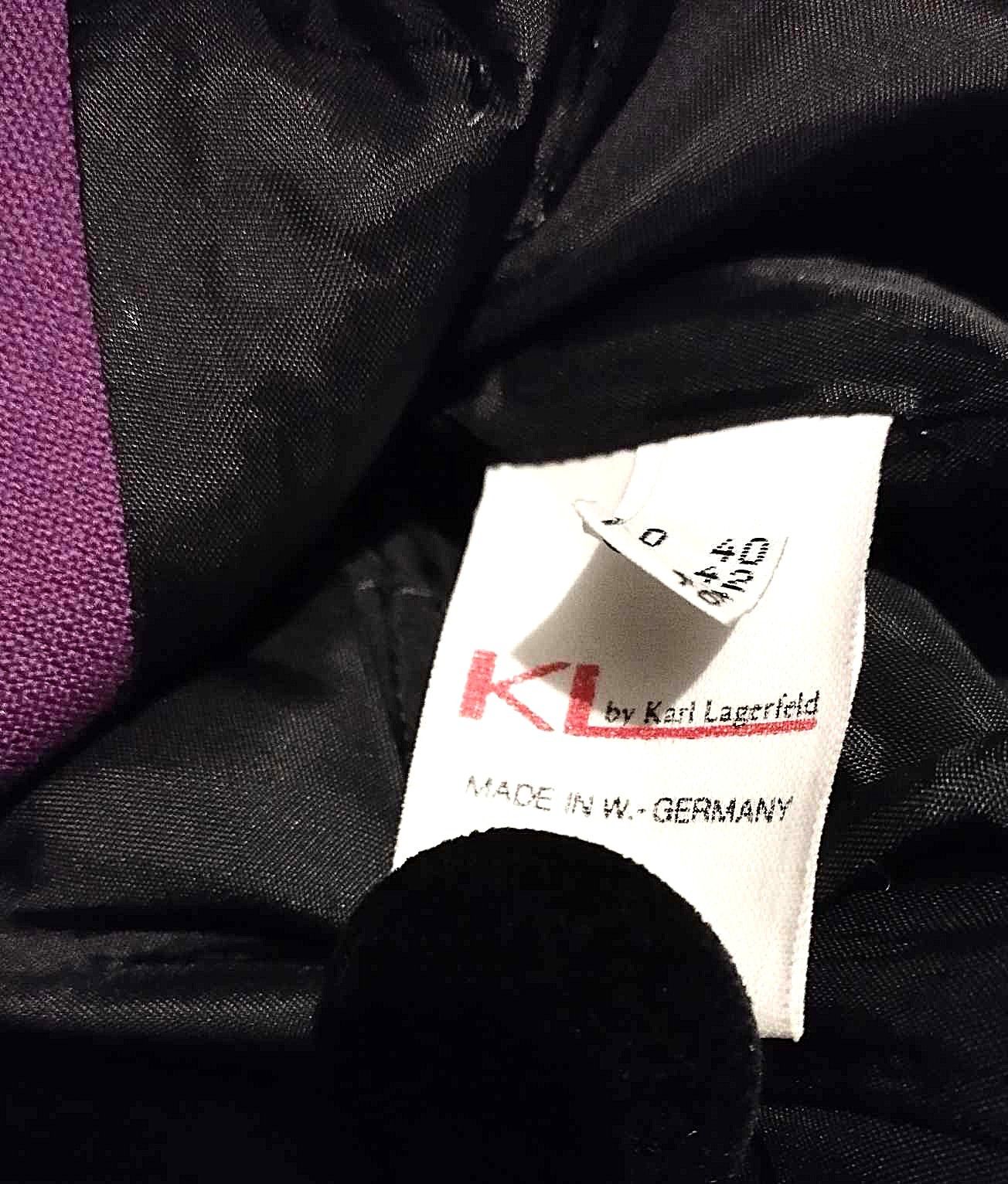 Karl Lagerfeld Karl Lagerfeld Veste Longue Laine Lin Velours T XL Size XL / US 12-14 / IT 48-50 - 9 Thumbnail