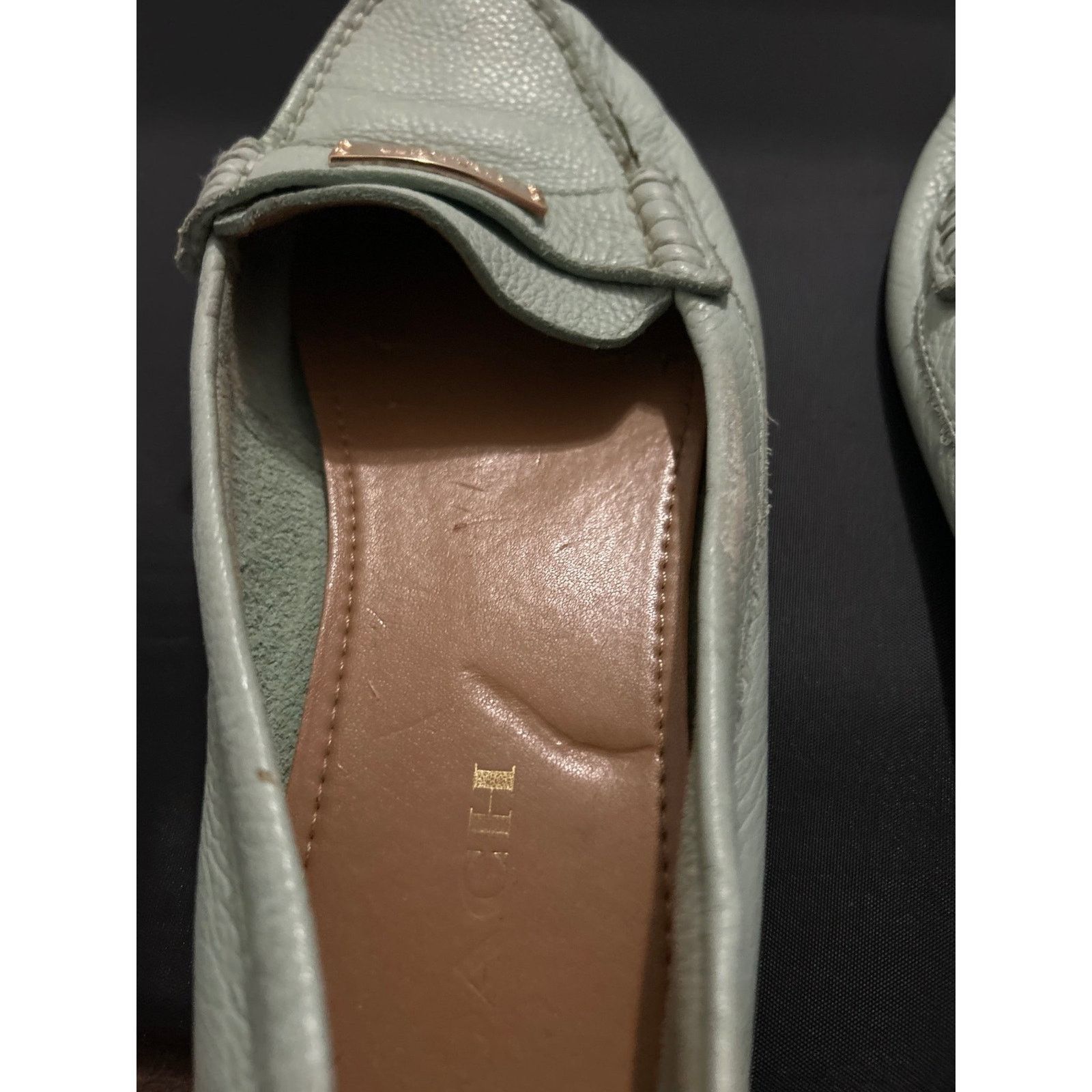 Coach Coach Fredrica Pale Mint Green Leather Loafer Flats Size 10 Size US 10 / IT 40 - 5 Thumbnail