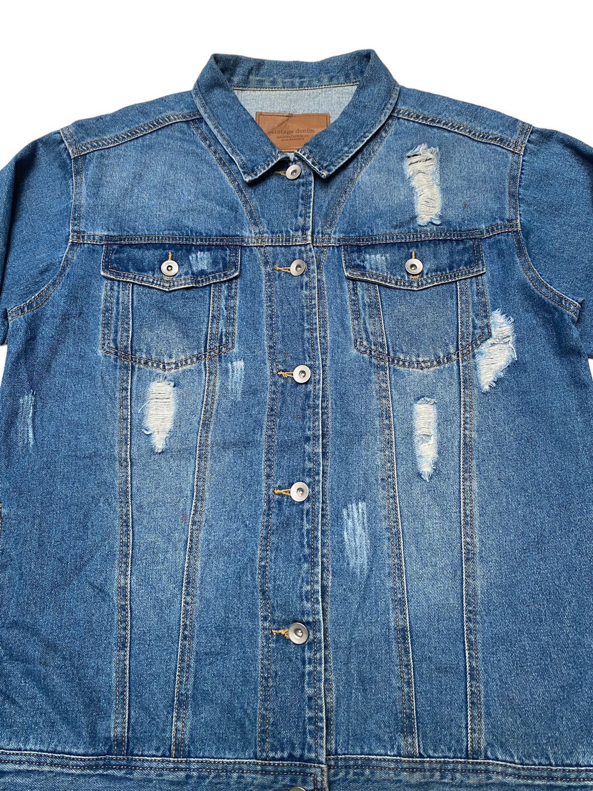 Vintage Vintage Japanese Brand Page Boy Denim Jacket 2000s Size US L / EU 52-54 / 3 - 4 Thumbnail