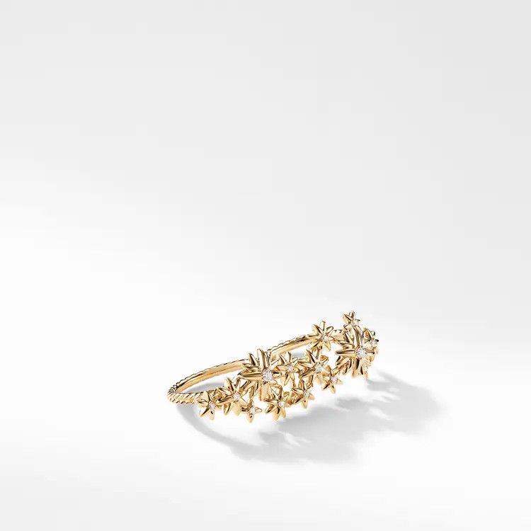 David Yurman o1s1wg111025 R13870D /Size 8 /Two Finger Ring in Golden Size ONE SIZE - 1 Thumbnail