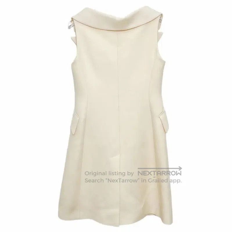 Dior Dior Elegant White Silk Blend Dress . Size M / US 6-8 / IT 42-44 - 2 Thumbnail