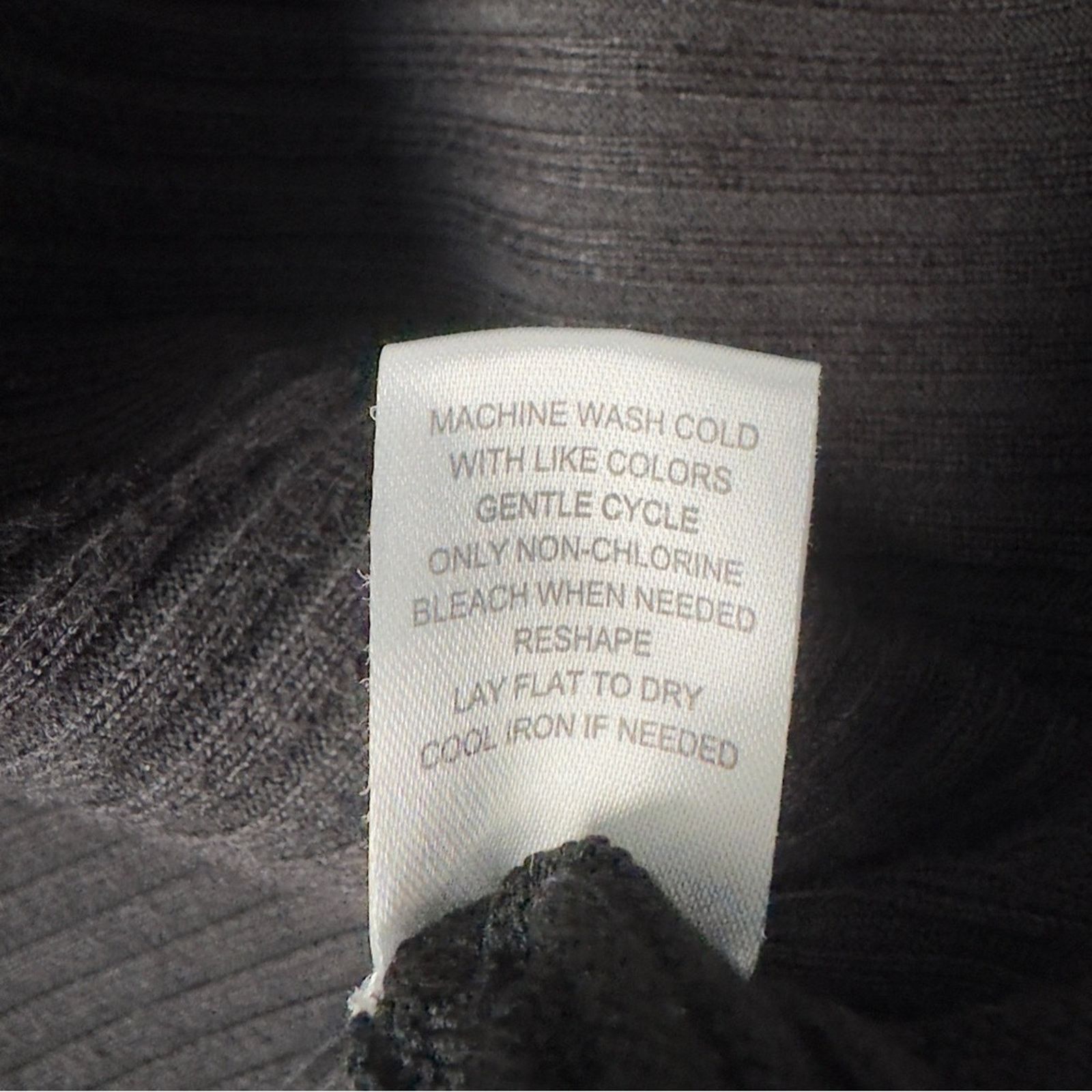 Other Peyton Primrose Ribbed Black Sweater Long Sleeve Oversized M Size M / US 6-8 / IT 42-44 - 8 Thumbnail