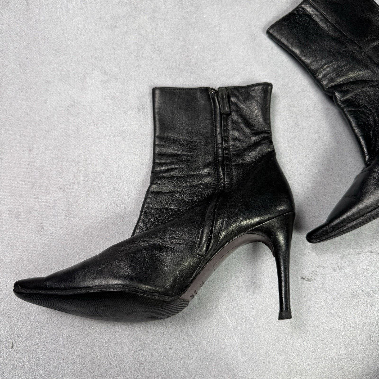 Gucci Gucci Leather Women Heel Boot Size 35 US 5 Size US 5 / IT 35 - 8 Thumbnail