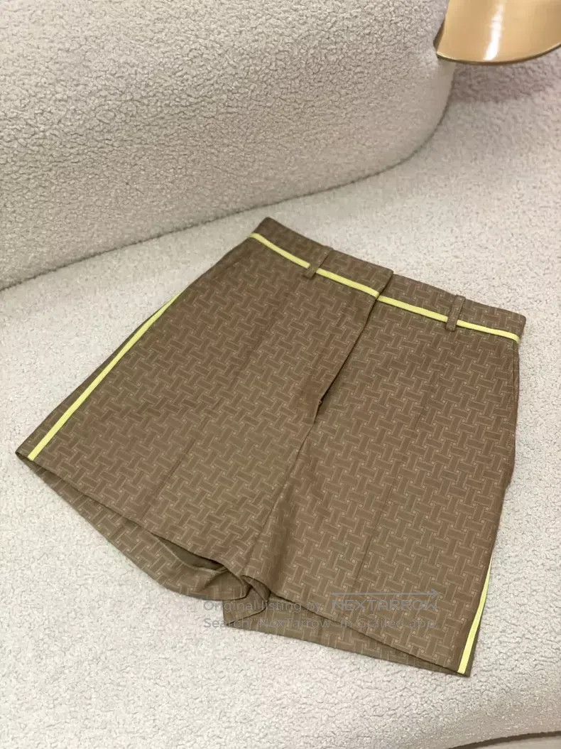 Hermes Hermes Mosaic Shorts Women's Pants Size 24" / US 00 / IT 34 - 1 Thumbnail