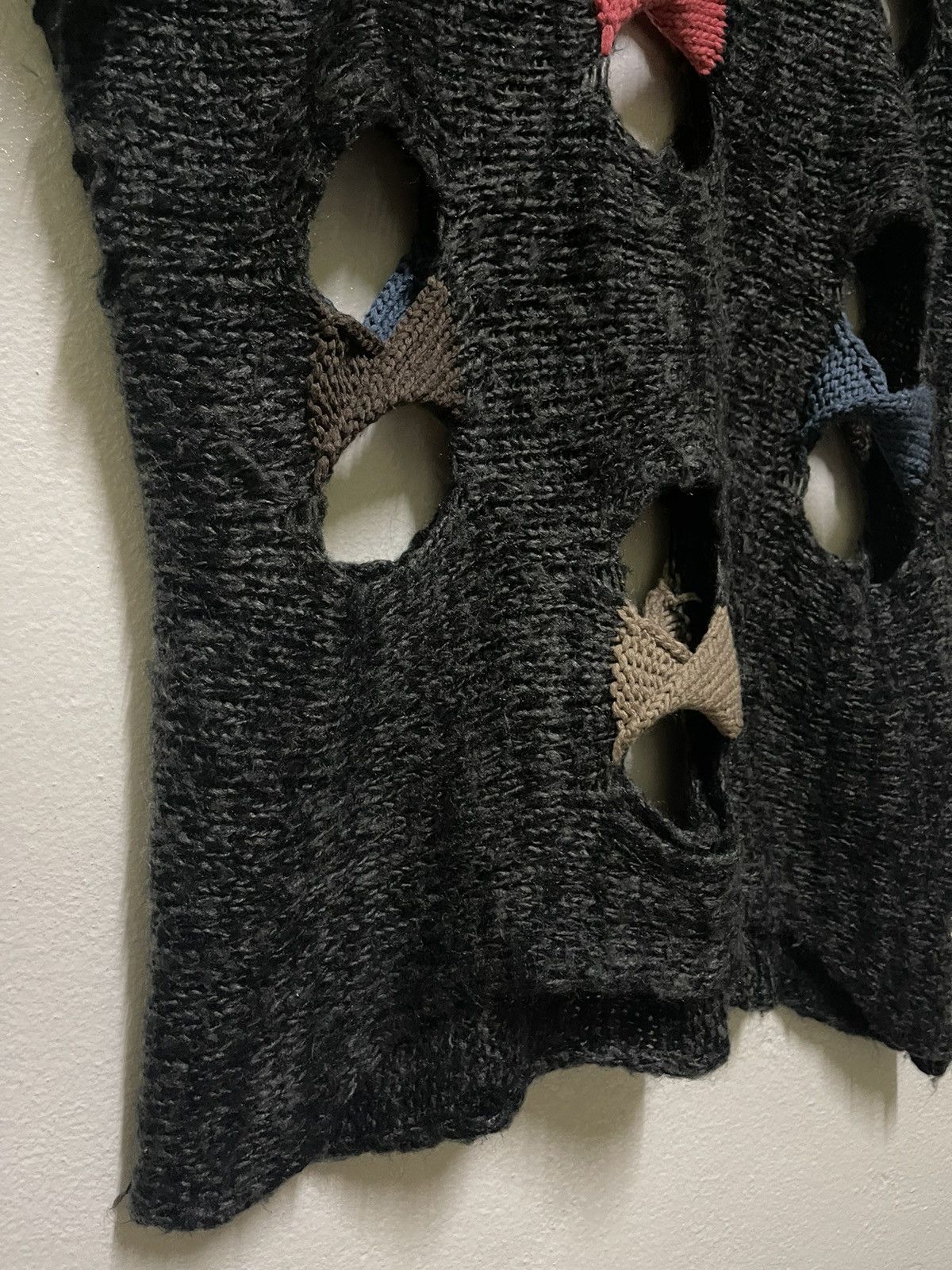 Designer × Japanese Brand Vintage Sleeveless Knitwear Wool Rare Design Size M / US 6-8 / IT 42-44 - 3 Thumbnail