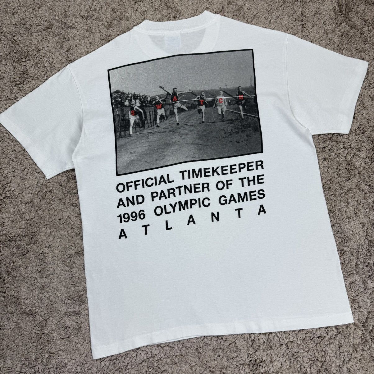 Swatch Vintage Swatch 1996 Atlanta Olympics T-shirt Size US L / EU 52-54 / 3 - 3 Thumbnail
