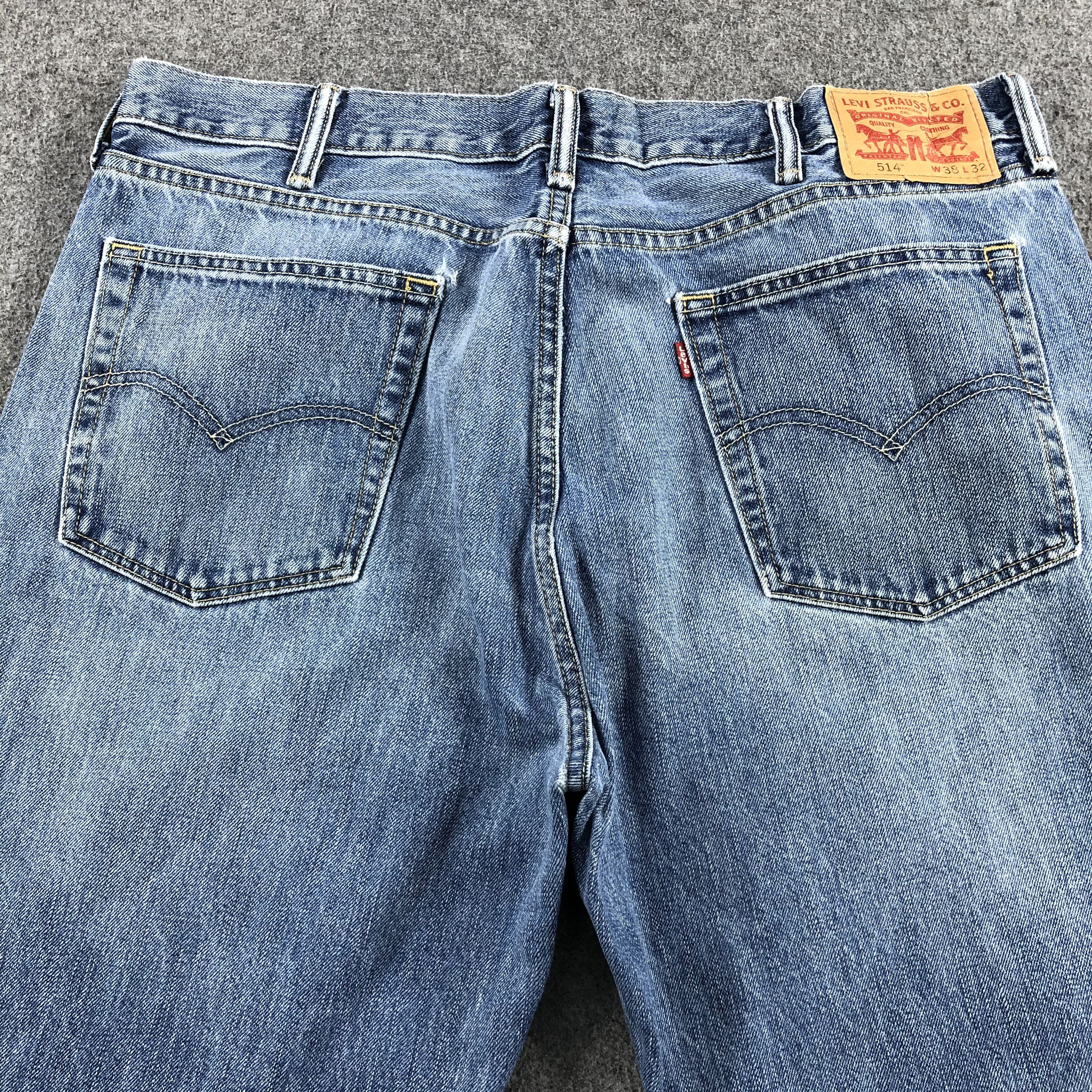 Levi's Vintage Blue Wash Levis 514 Jeans-J1461 Size US 38 / EU 54 - 4 Thumbnail