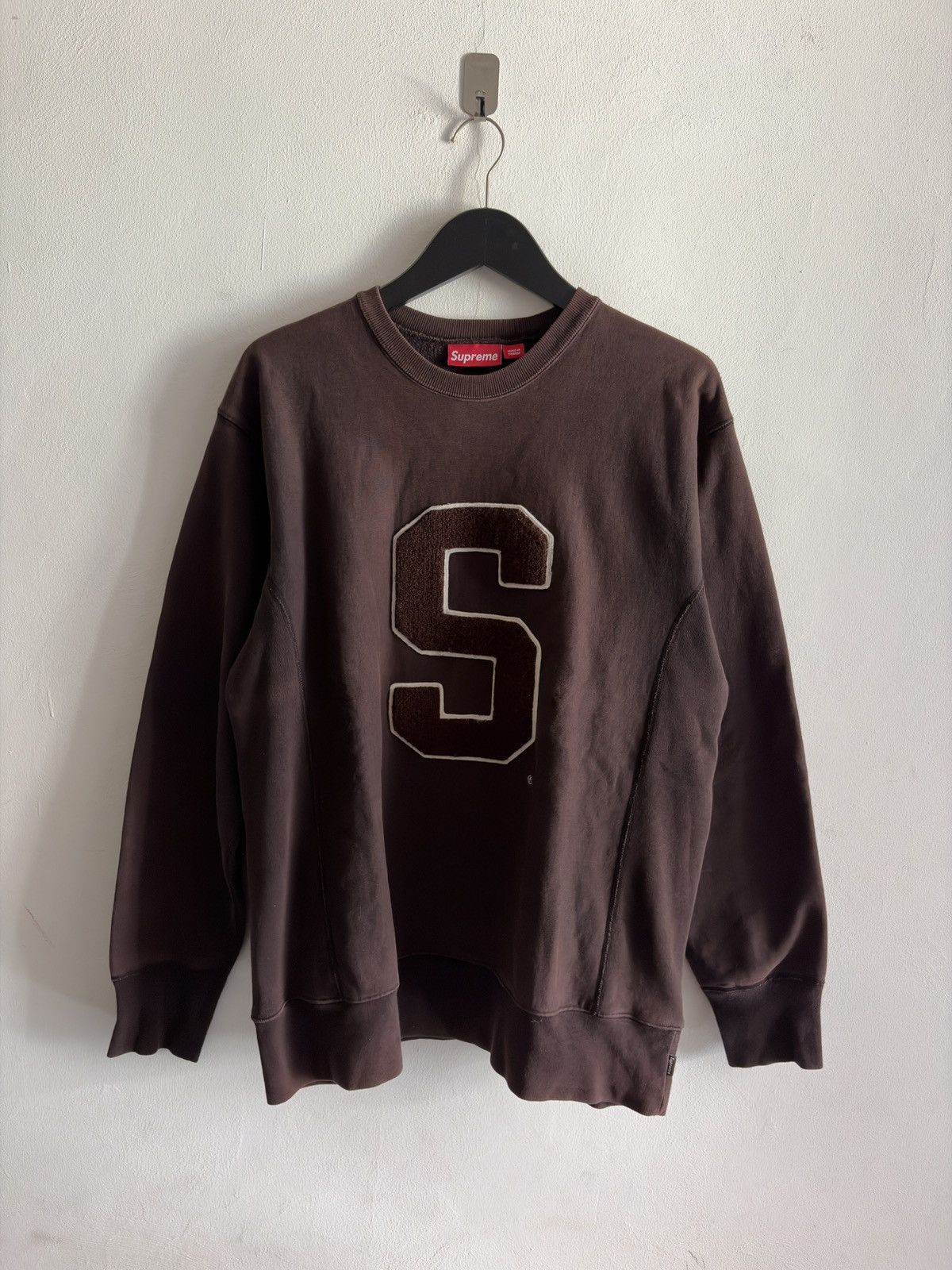 Supreme VINTAGE 2001 SUPREME S LOGO CREWNECK Size US L / EU 52-54 / 3 - 2 Thumbnail