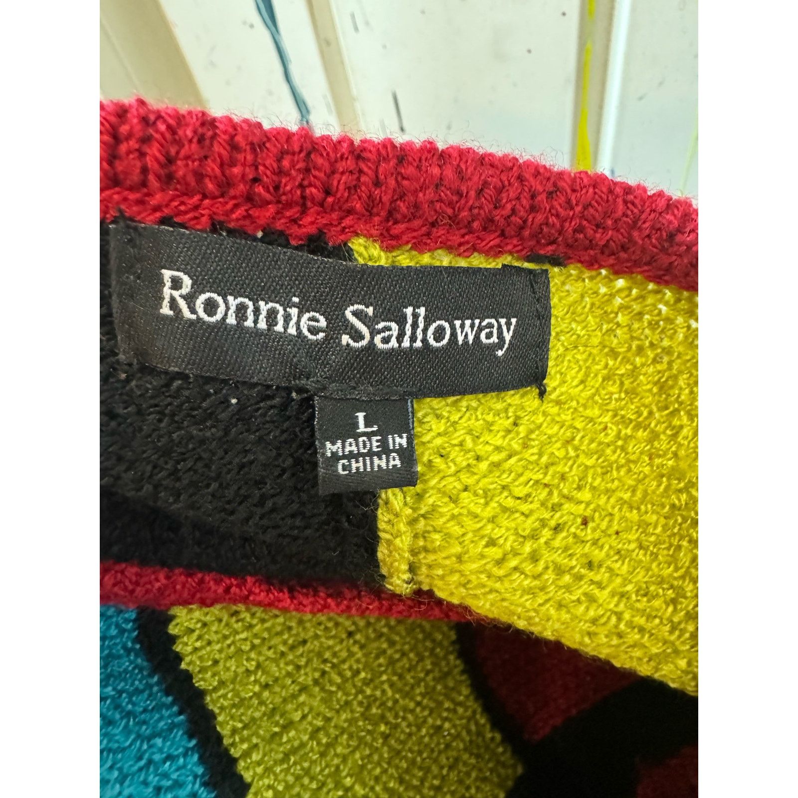 Vintage Vintage 80's Sweater Avant Garde Large Ronnie Salloway Size L / US 10 / IT 46 - 9 Thumbnail
