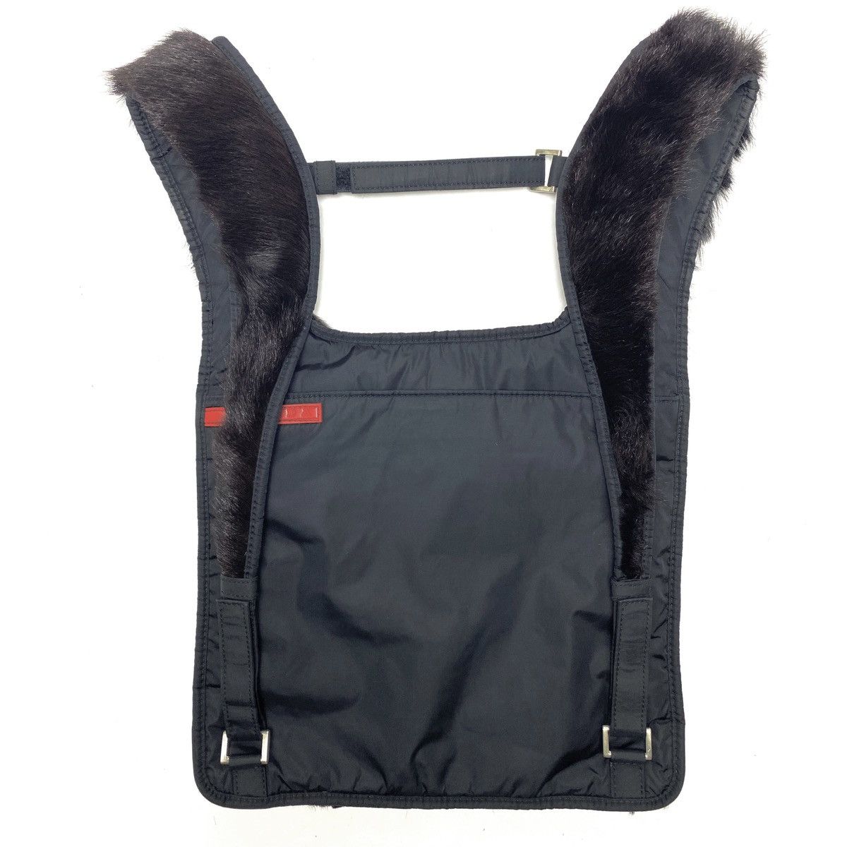 Prada PRADA 1999 GOAT FUR BACKPACK/ CHEST RIG Size ONE SIZE - 2 Thumbnail