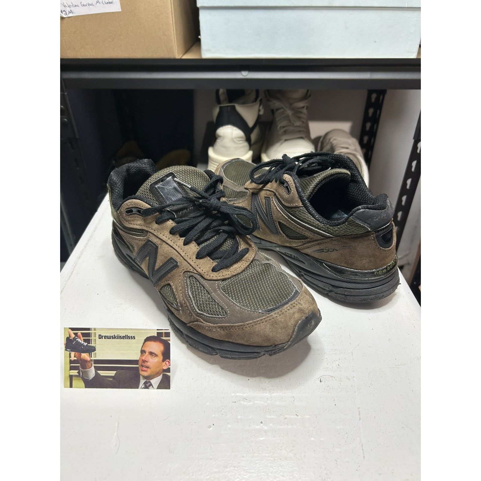 New Balance New Balance 990 Military Green Size 10D Men display picture 2