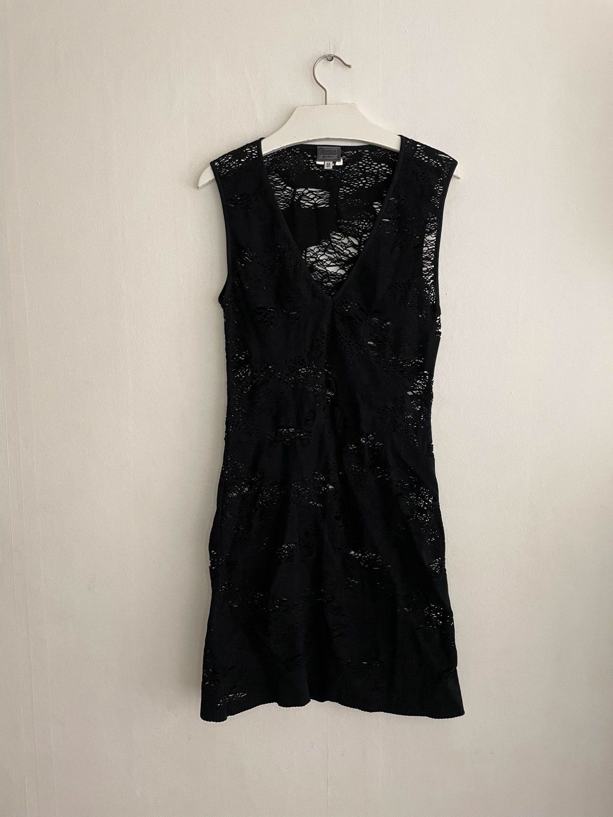 Versace × Versus Versace Versace Versus Distressed Dress Size L / US 10 / IT 46 - 3 Thumbnail
