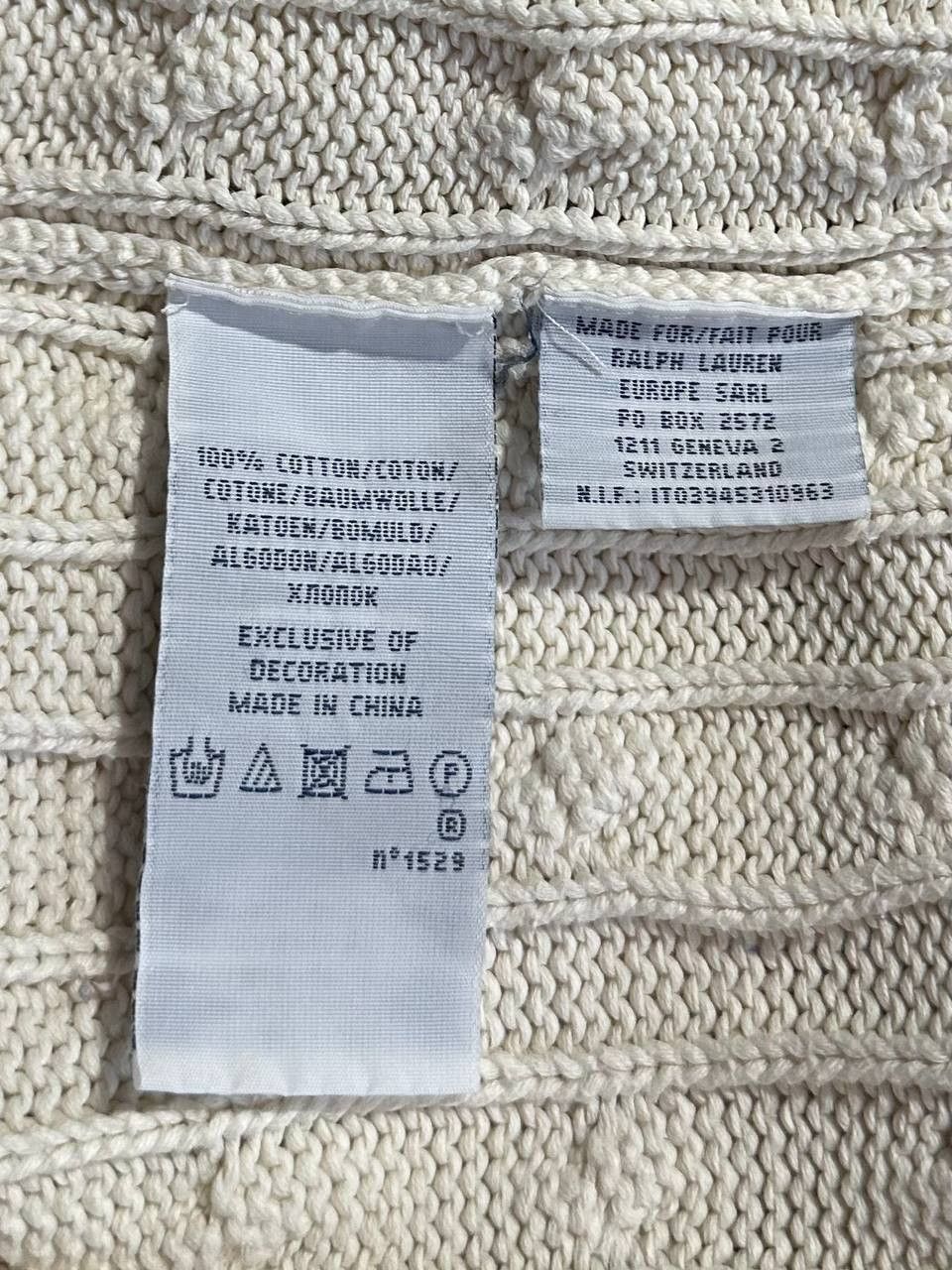 Polo Ralph Lauren × Ralph Lauren Polo Ralph Lauren Sweater Cable-Knit Pullover Preppy classic Size XL / US 12-14 / IT 48-50 - 8 Thumbnail