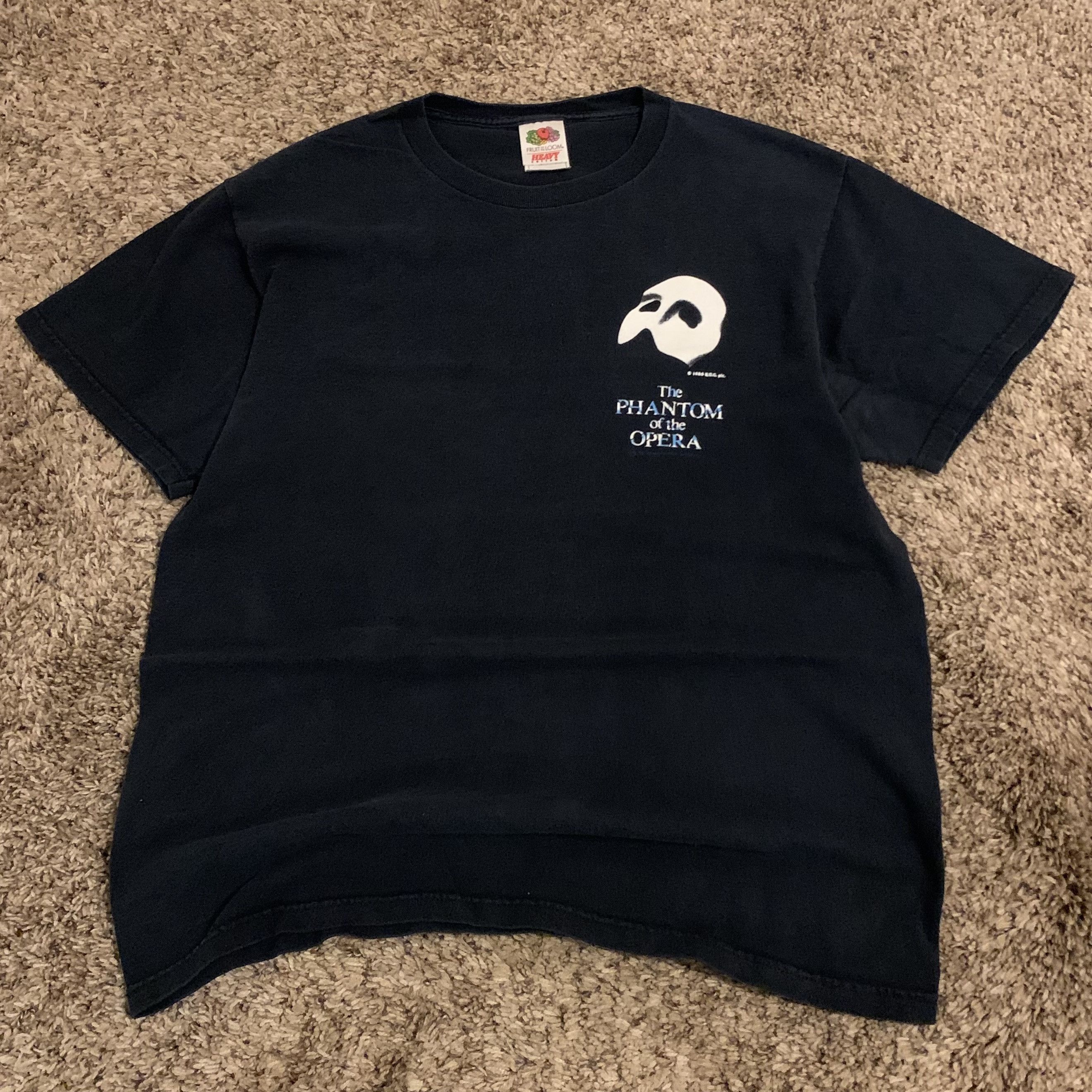 Fruit Of The Loom VINTAGE PHANTOM OF THE OPERA T-SHIRT Size US M / EU 48-50 / 2 - 1 Thumbnail