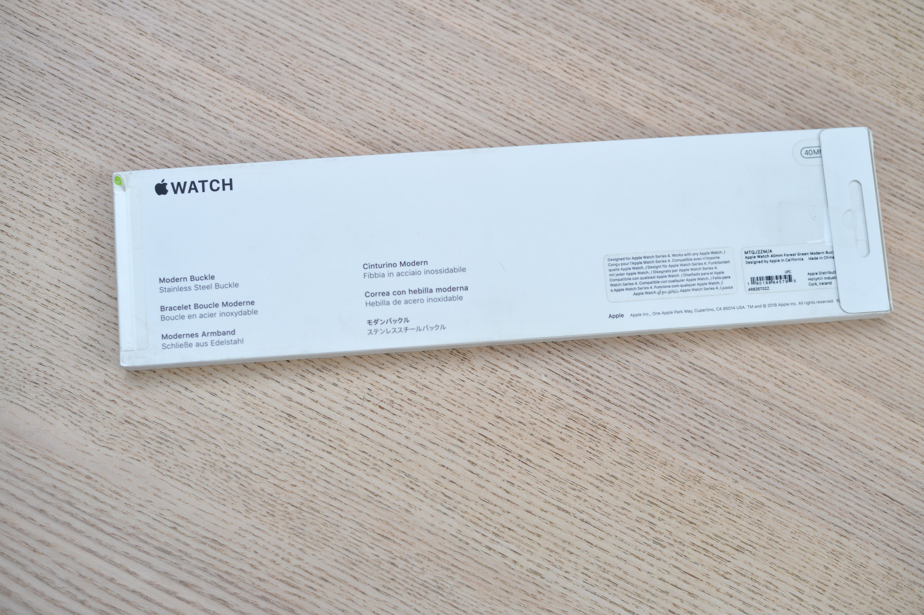 Apple apple watch forest green leather modern buckle Size 40 - 2 Thumbnail