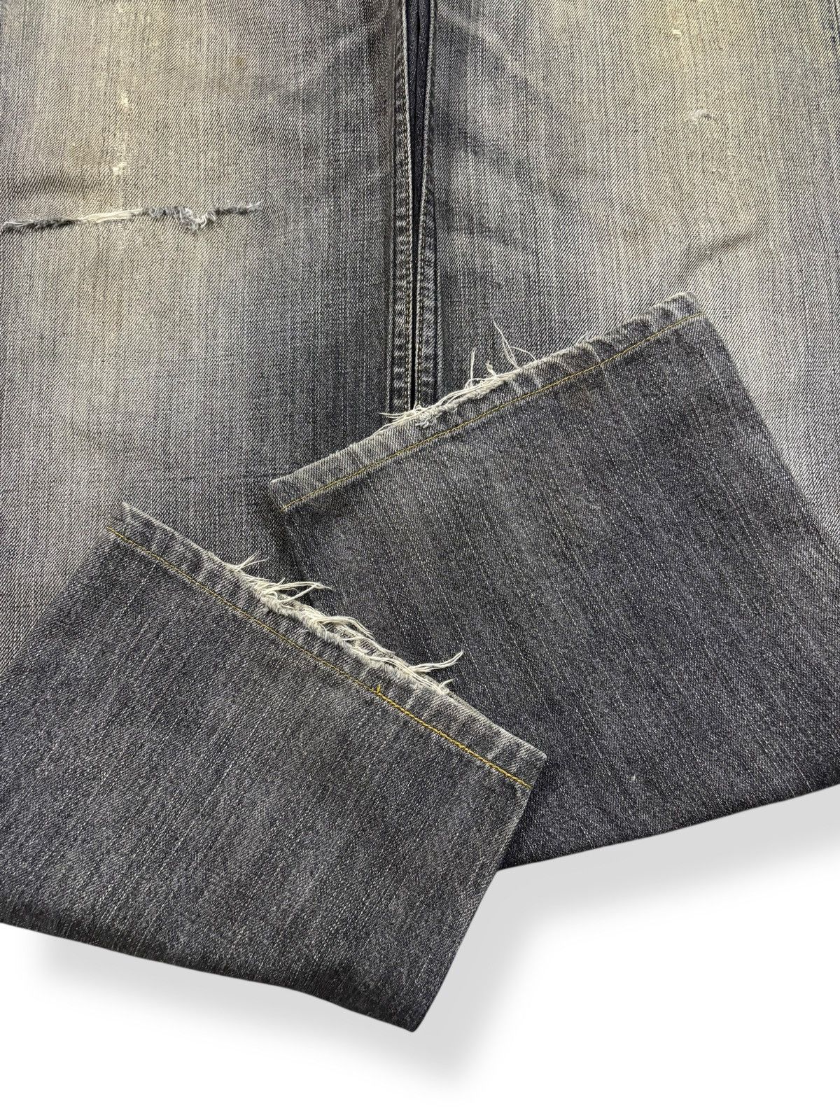 Levi's Vintage Levis 503 Rusty Charcoal Wash Baggy Distressed Jeans Size US 33 - 11 Thumbnail