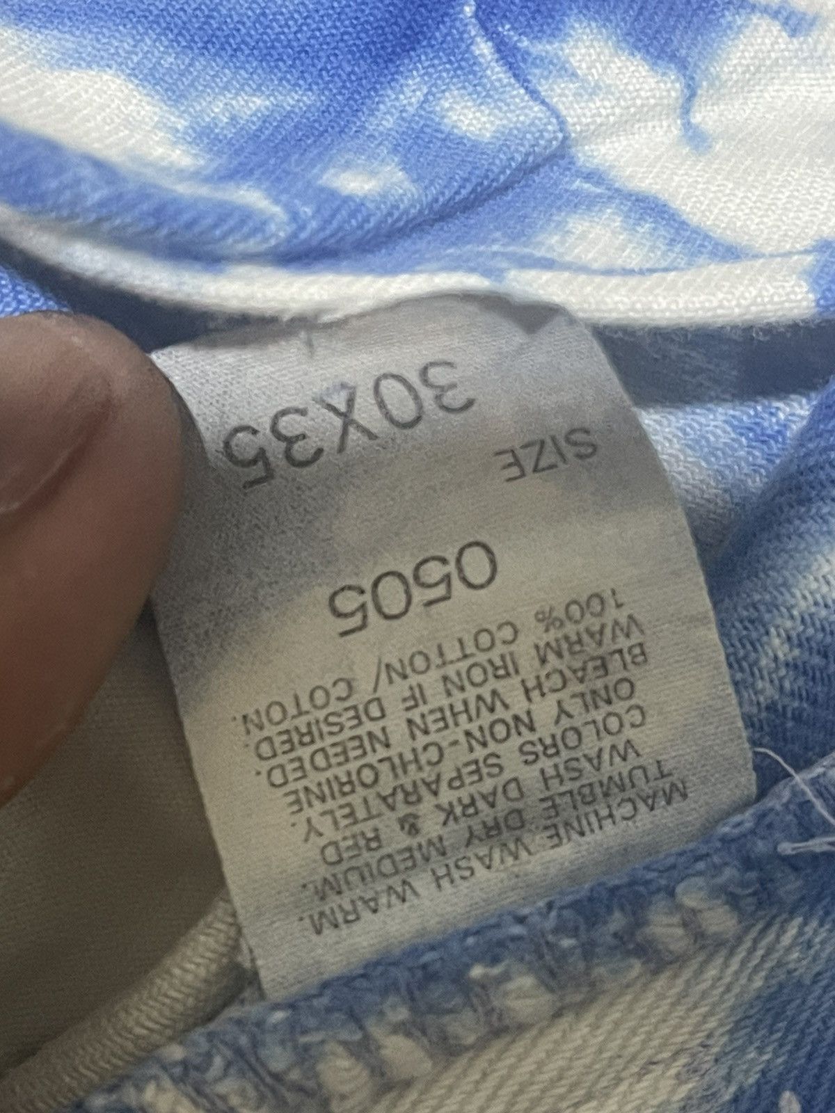 Lee RARE ! Lee Tye Dye Denim Pant Size US 31 - 8 Thumbnail