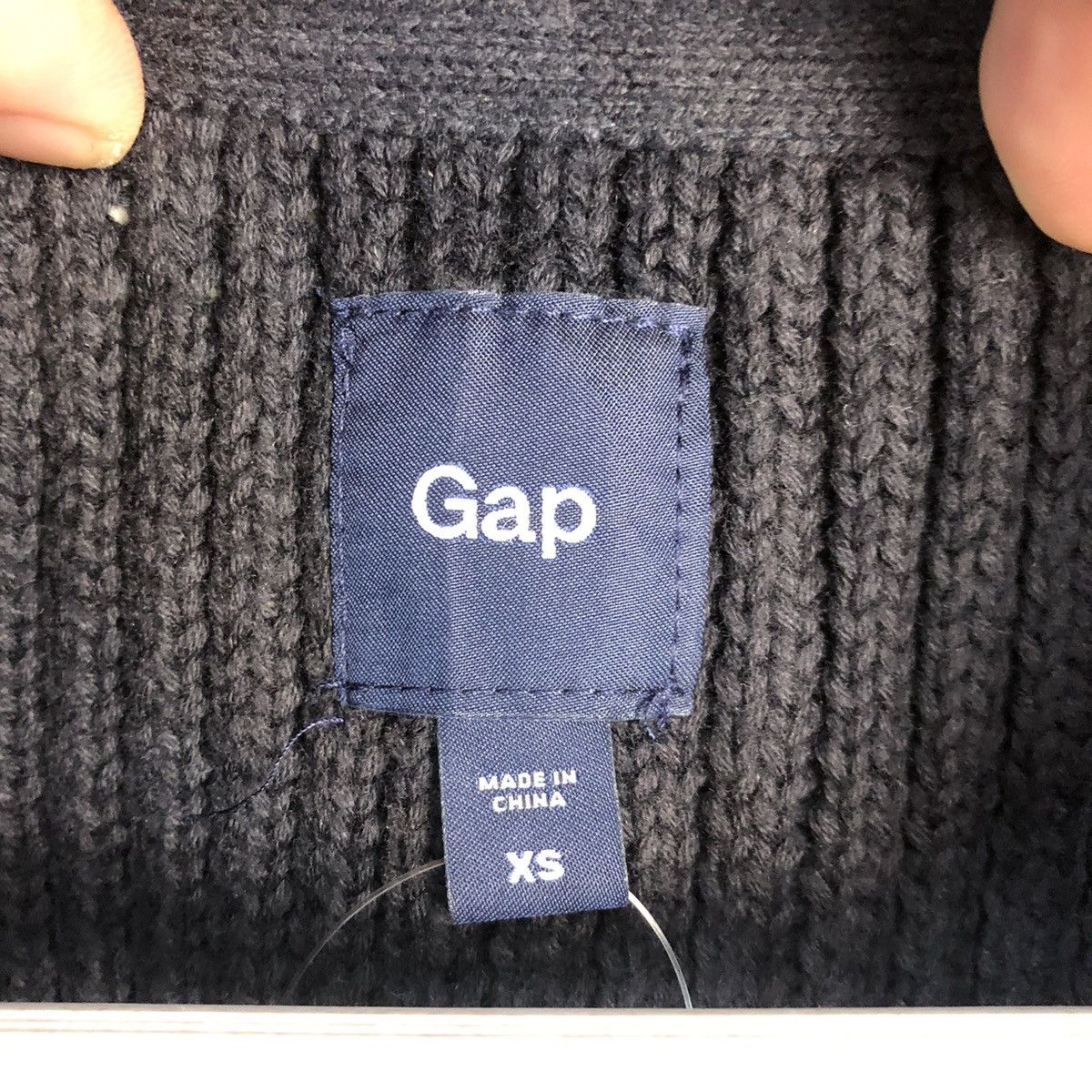 Gap Gap Dark Blue Cardigan Knitwear #A1485 Size XS / US 0-2 / IT 36-38 - 9 Thumbnail