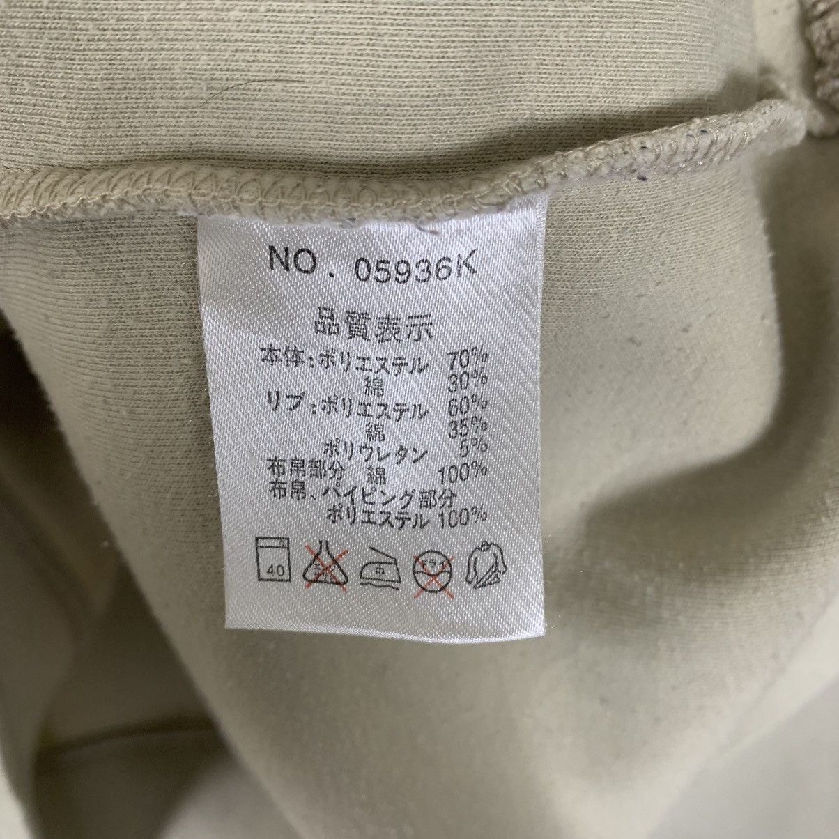 Designer × Vintage × Yohji Yamamoto Vintage Sacsay Y Saccs by Yohji Yamamoto Half Zip Sweatshirt Size XL / US 12-14 / IT 48-50 - 12 Thumbnail