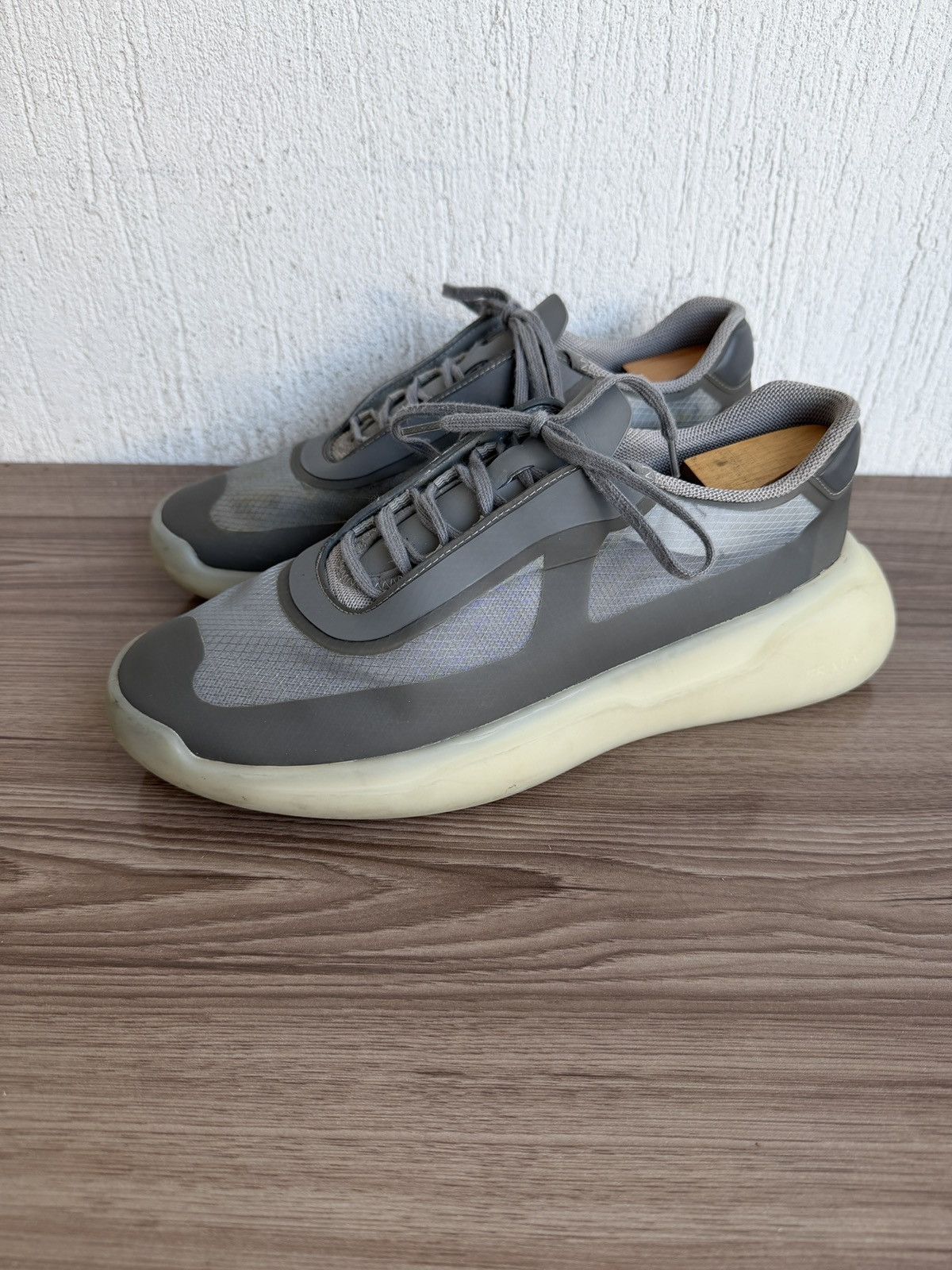 Prada america cup re-nylon chunky trainers Size US 11 / EU 44 - 1 Thumbnail