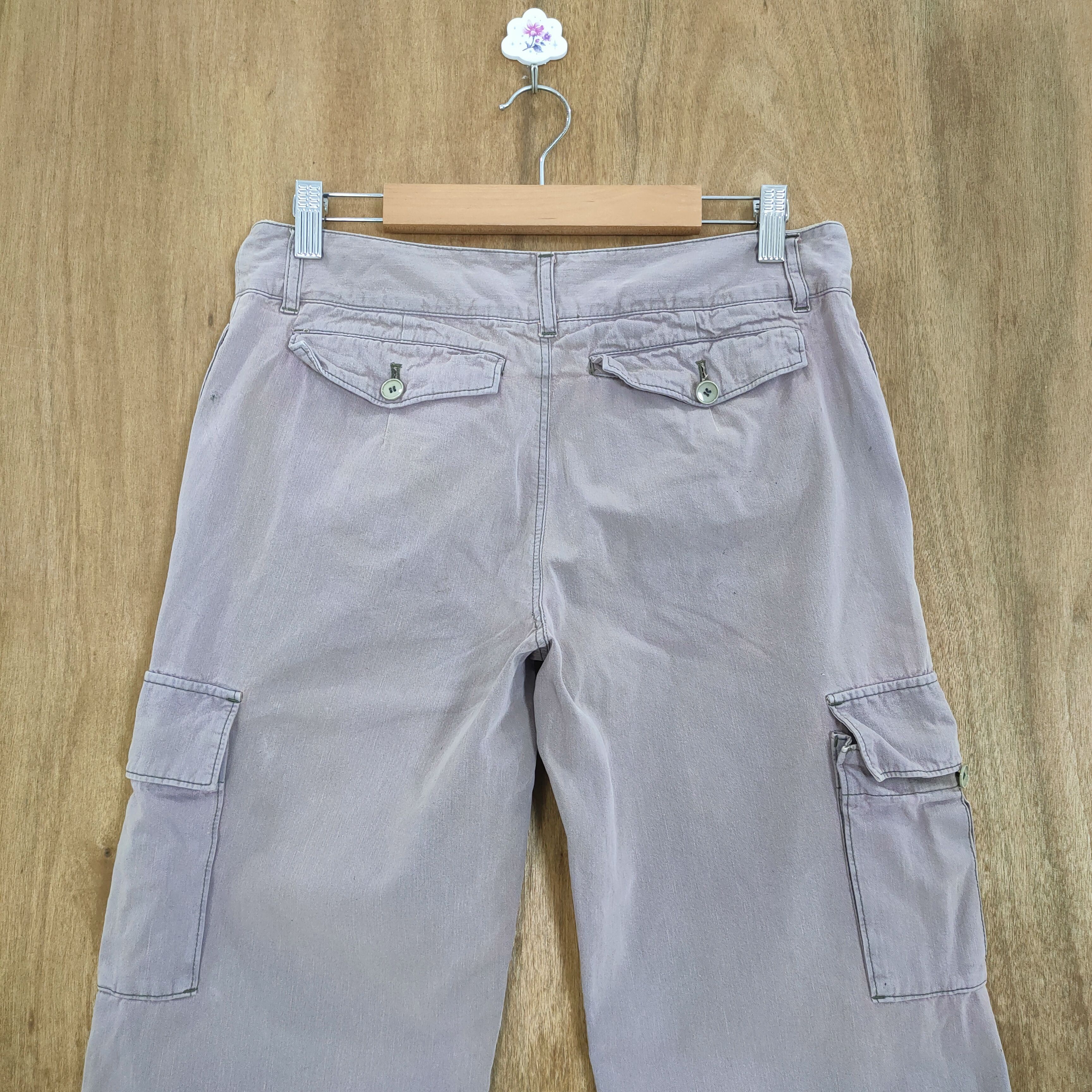 Japanese Brand JAPANESE BRAND FADED WOMEN CARGO PANTS Size US 29 - 9 Thumbnail