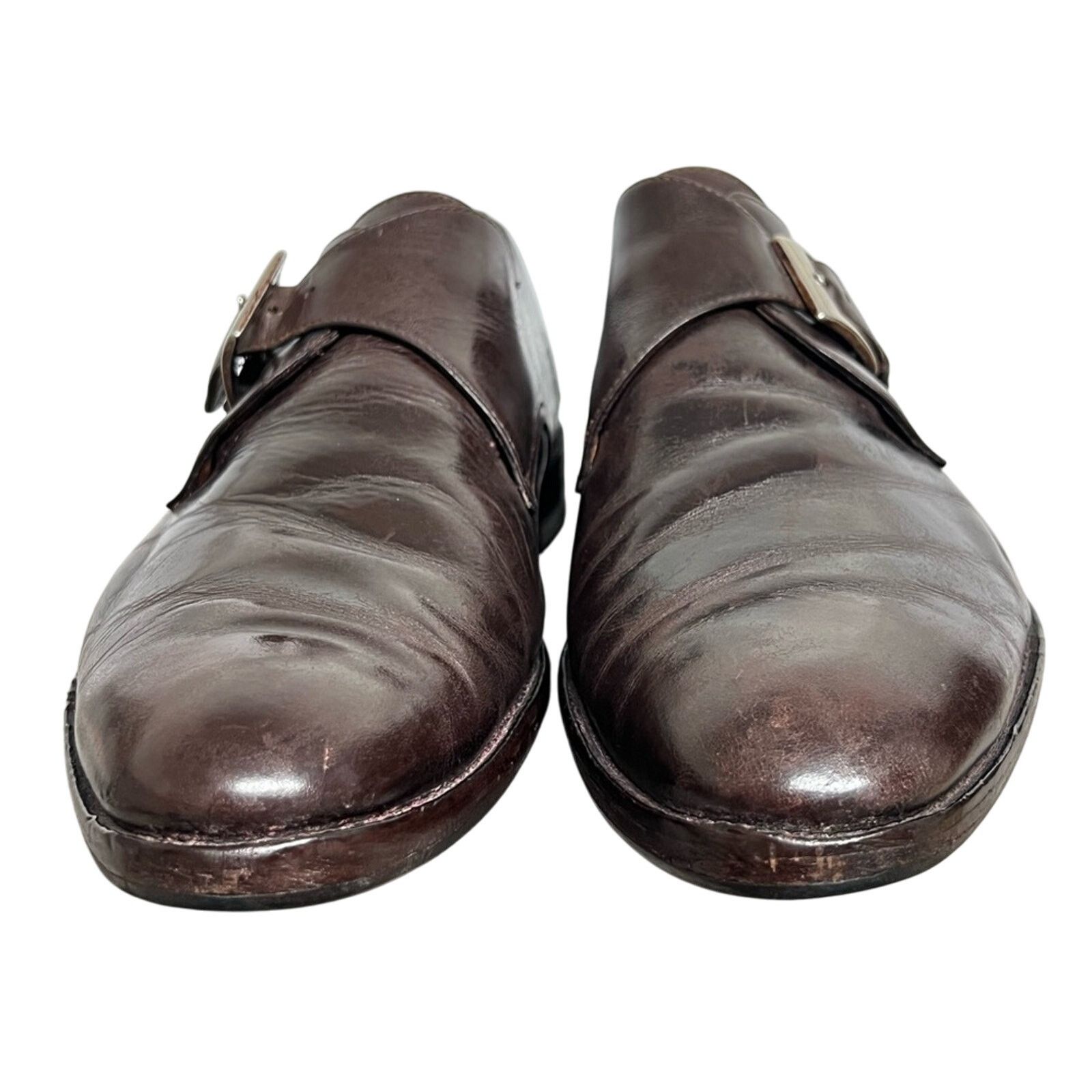 Allen Edmonds Allen Edmonds Mens Shoes 10 Norwich Monk Strap Made in Italy Size US 10 / EU 43 - 4 Thumbnail