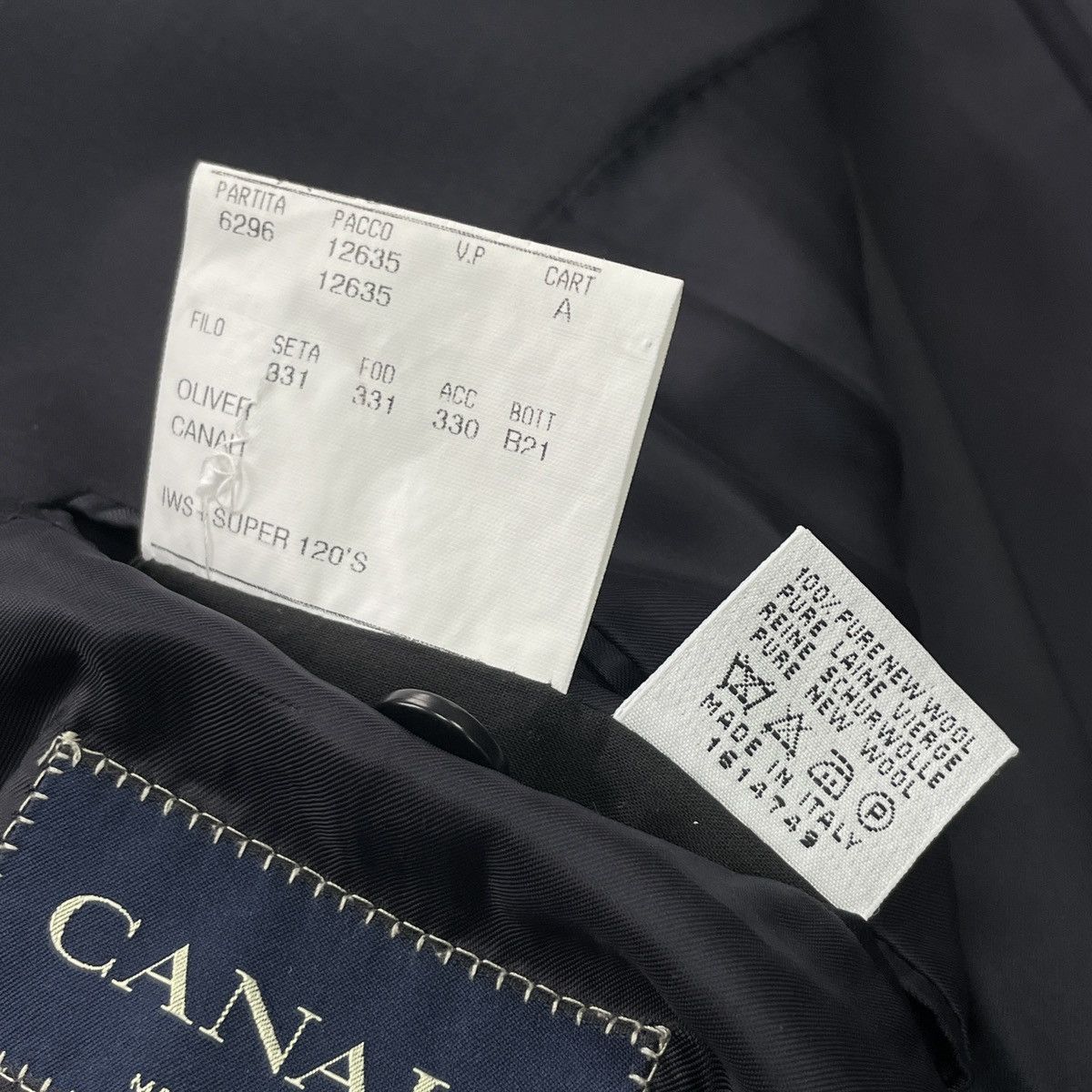 Canali Canali Oliver Wool Blazer Size 52R Size 52R - 18 Thumbnail