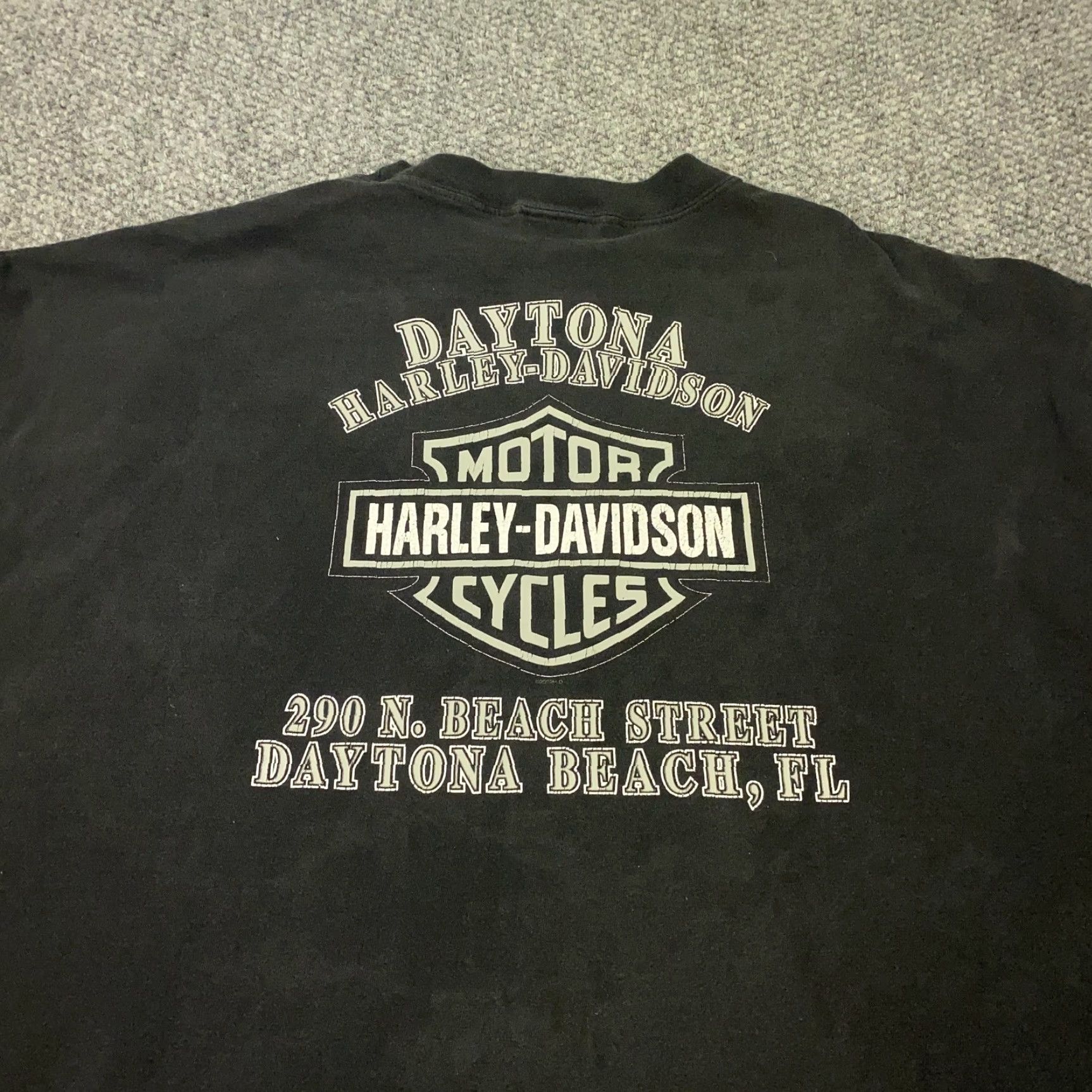 Harley Davidson Harley-Davidson Shirt Mens 3XL Black Daytona Beach Motorcycle Sleeveless Tank 2000s Size US XXL / EU 58 / 5 - 7 Thumbnail