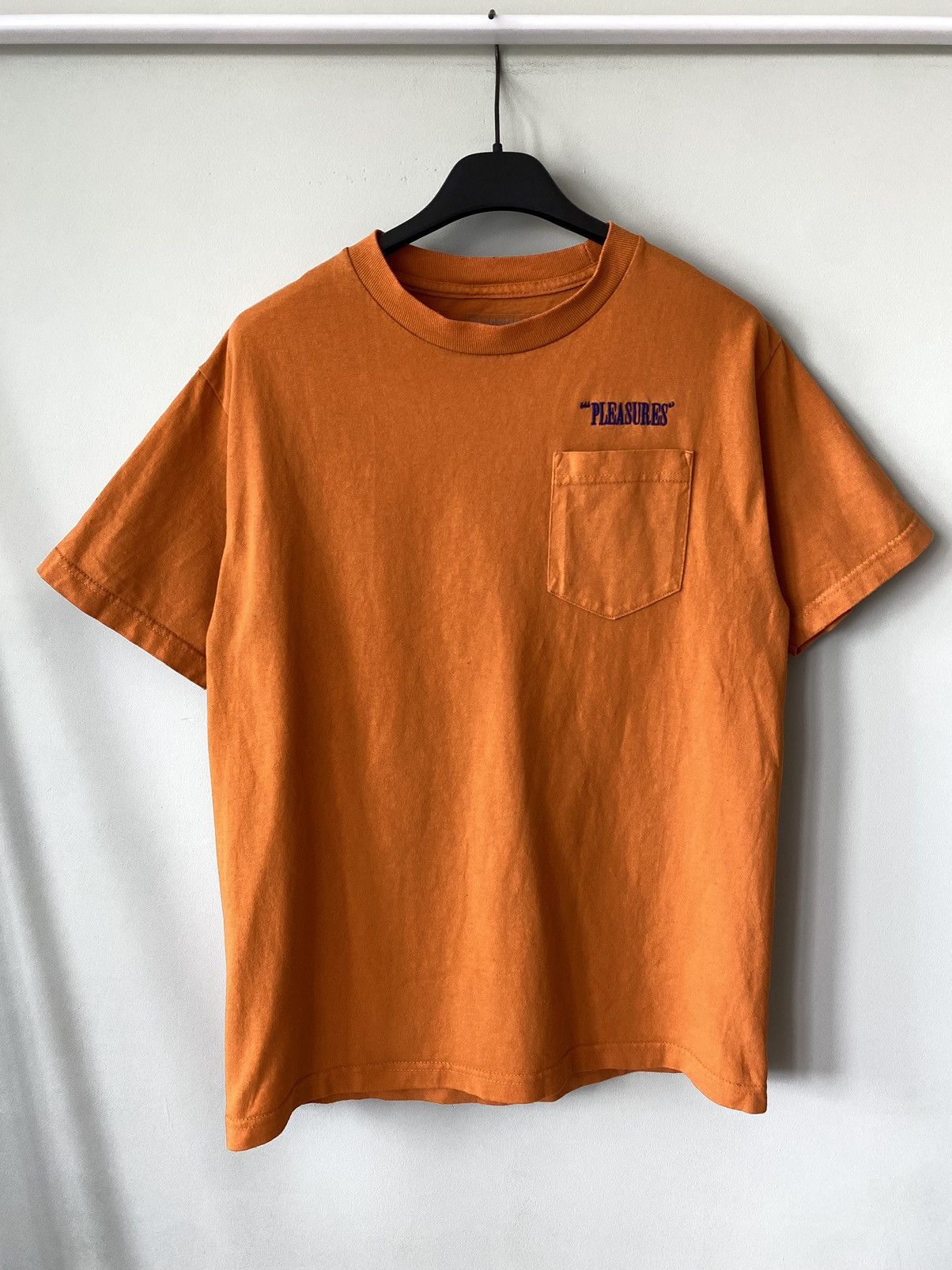 Pleasures pocket logo t shirt