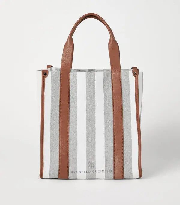 Brunello Cucinelli o1la1rc1a0425 Size: OS/Leather Handbag in Grey Size ONE SIZE - 2 Thumbnail