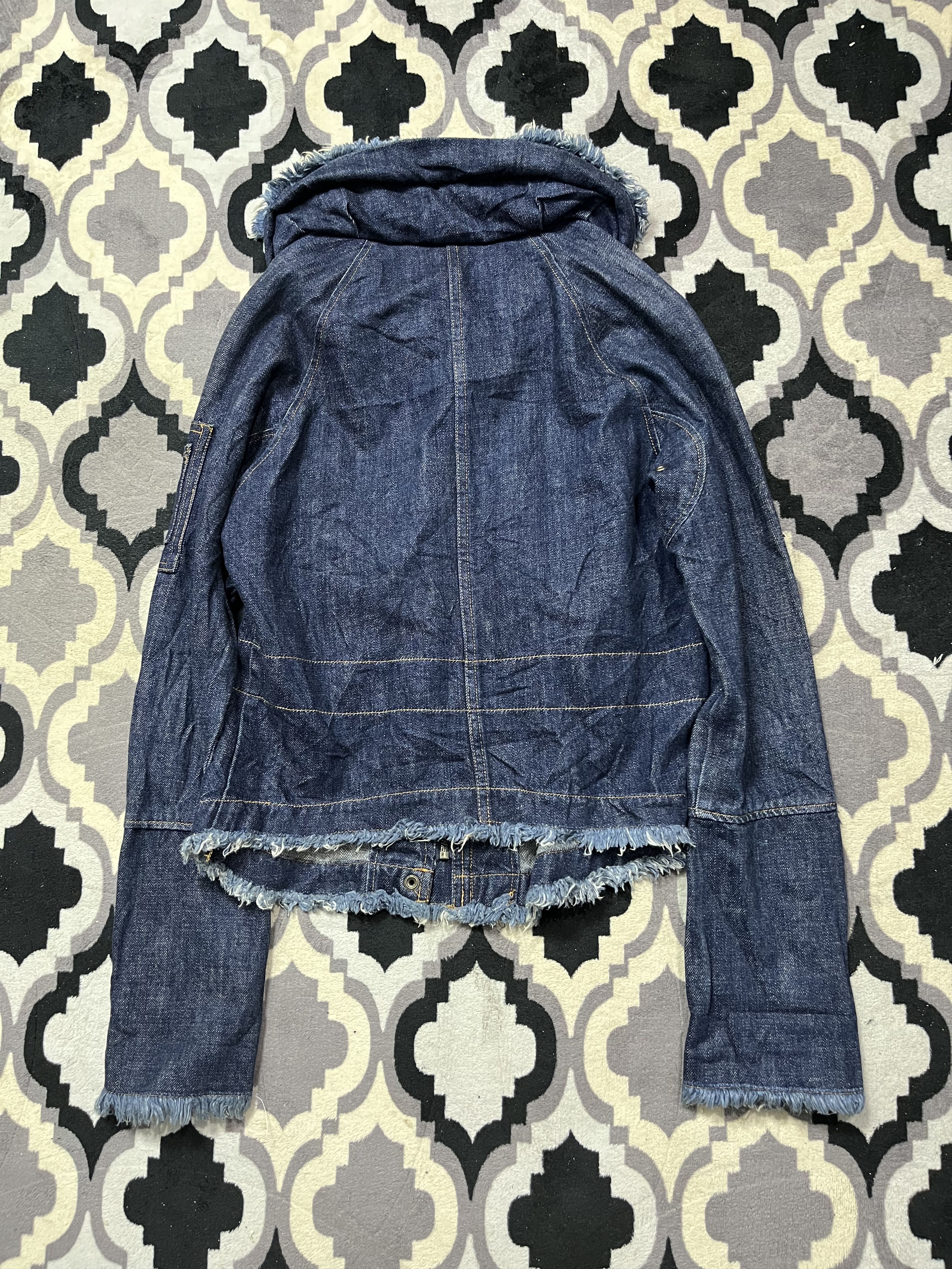Japanese goa style bono denim jacket
