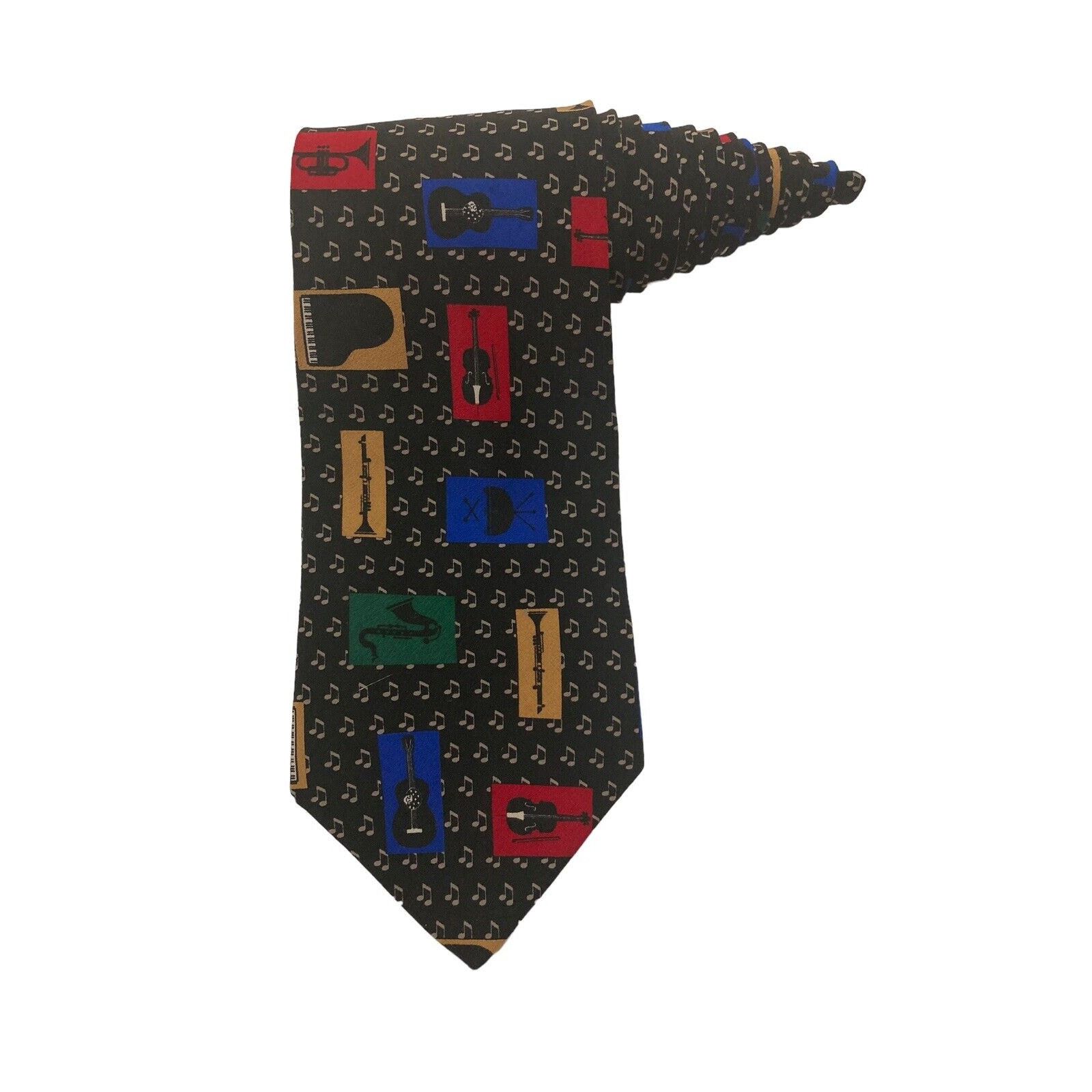 Vicky Davis Vicky Davis Men's NeckTie Instrumental Musical Notes Size ONE SIZE - 1 Thumbnail