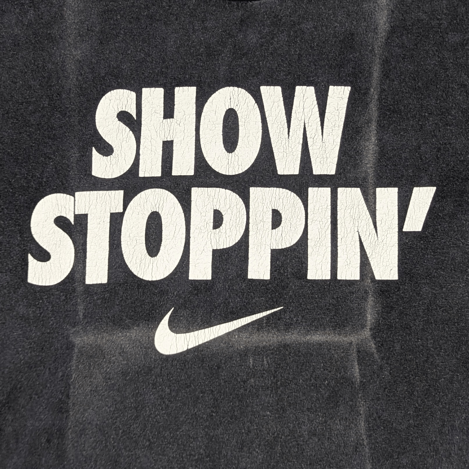 Nike Vtg 2000's NIKE Loose Fit Show Stoppin' Graphic Tee Shirt Size US L / EU 52-54 / 3 - 4 Thumbnail