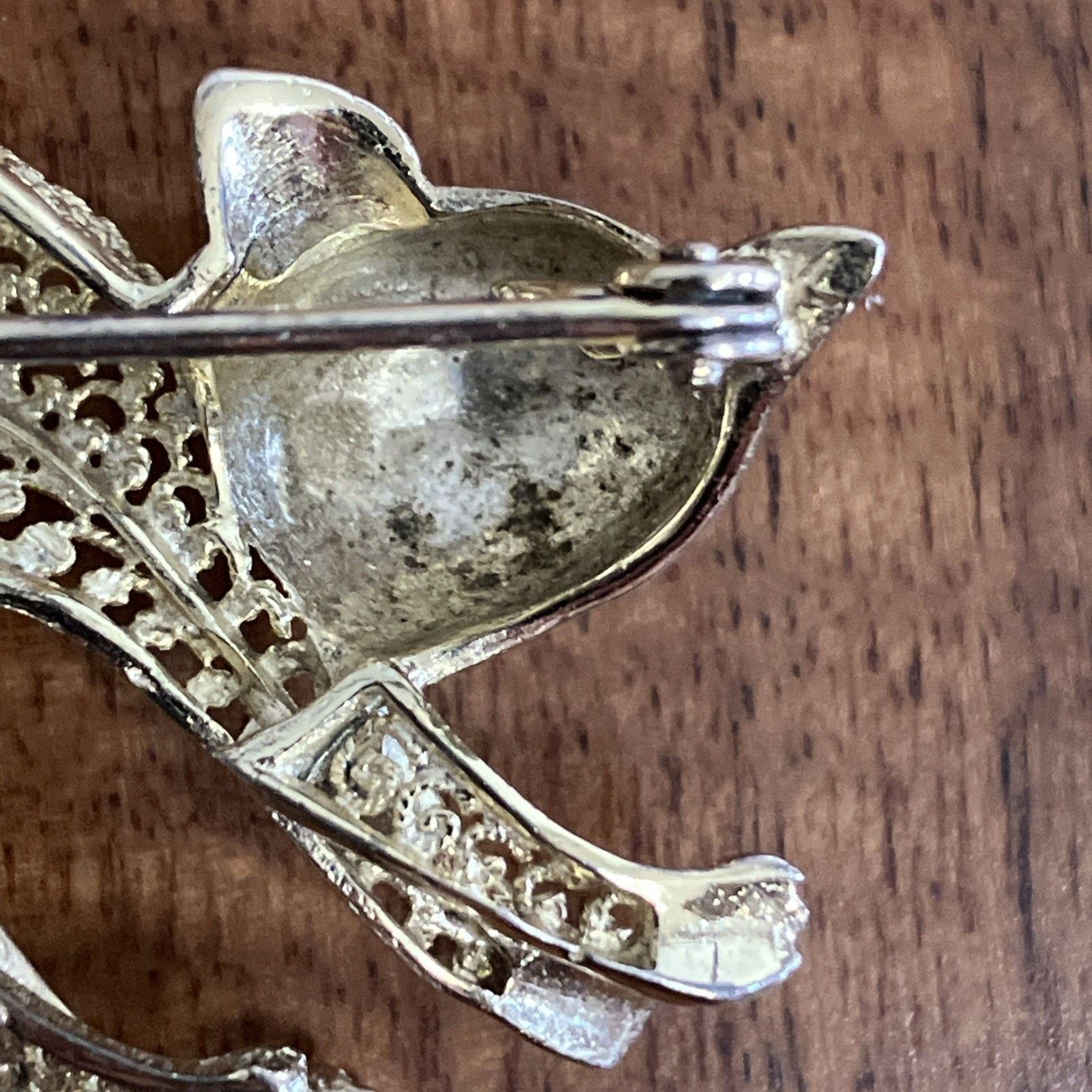 Other Vtg Scaredy Cat Sterling Silver Filigree Brooch Pin Germany Size ONE SIZE - 7 Thumbnail
