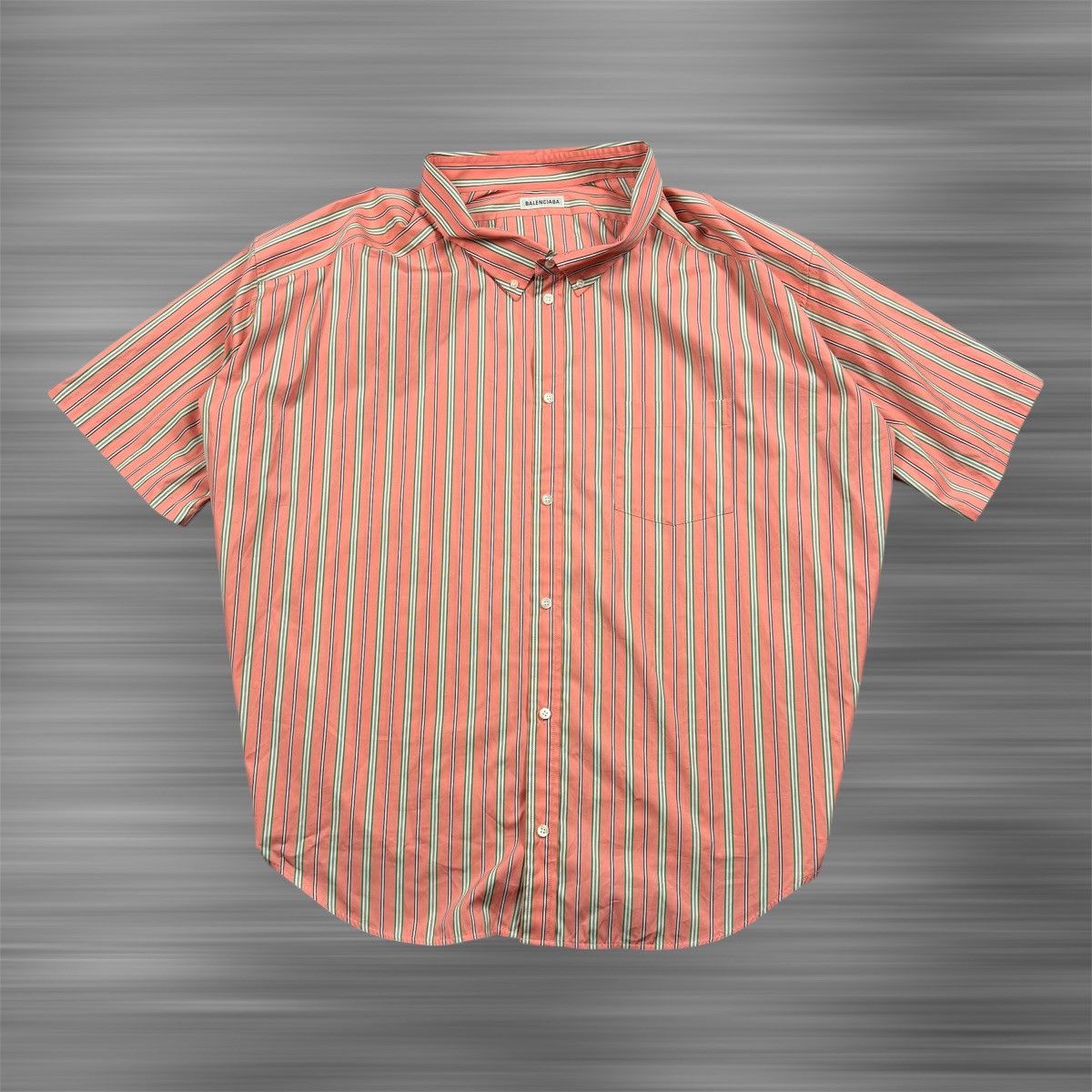 Balenciaga Balenciaga Striped Button Up Shirt Size US L / EU 52-54 / 3 - 1 Thumbnail