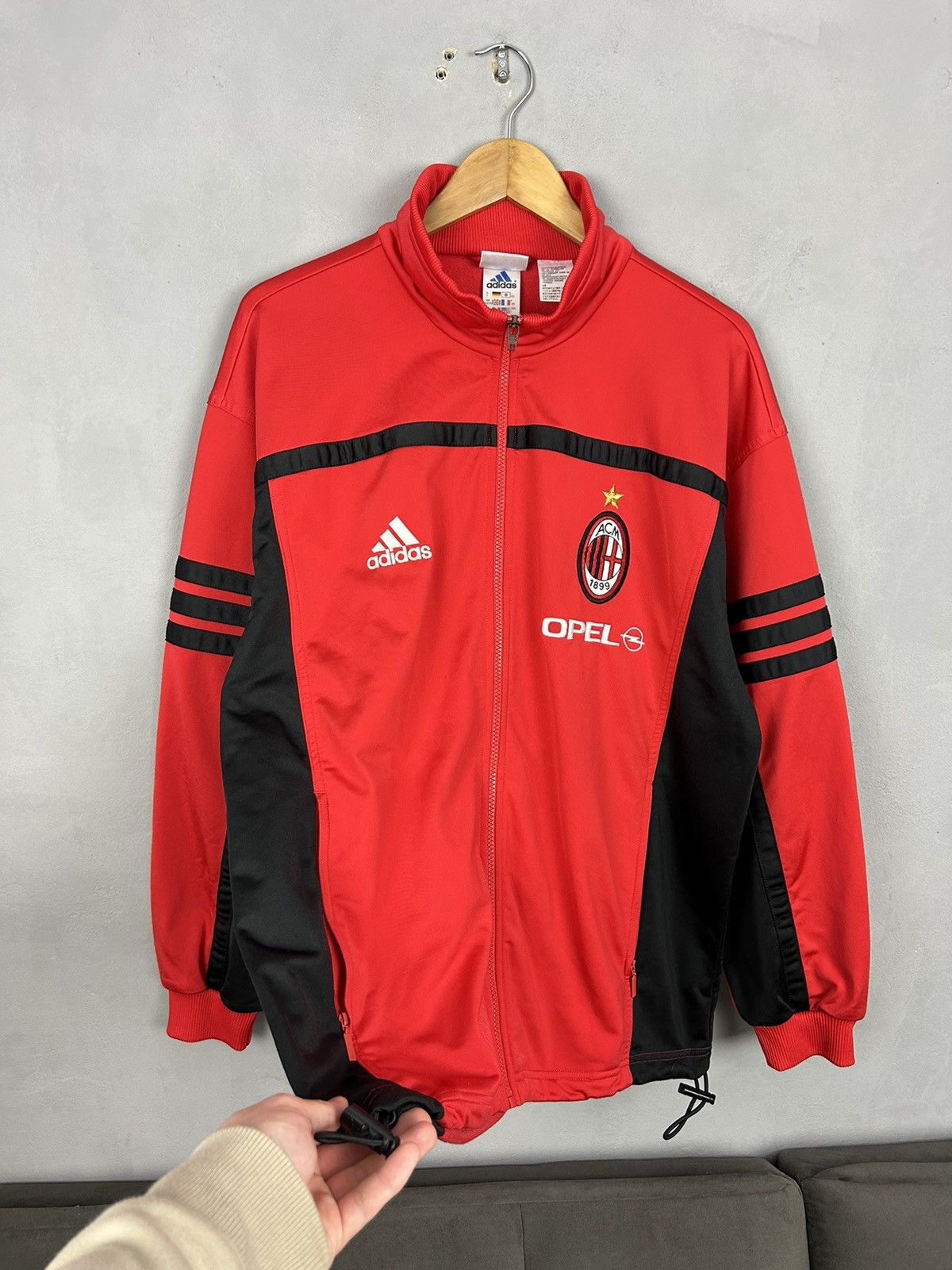 Adidas AC MILAN Adidas 2000 - 2002 vintage JACKET Size US L / EU 52-54 / 3 - 3 Thumbnail
