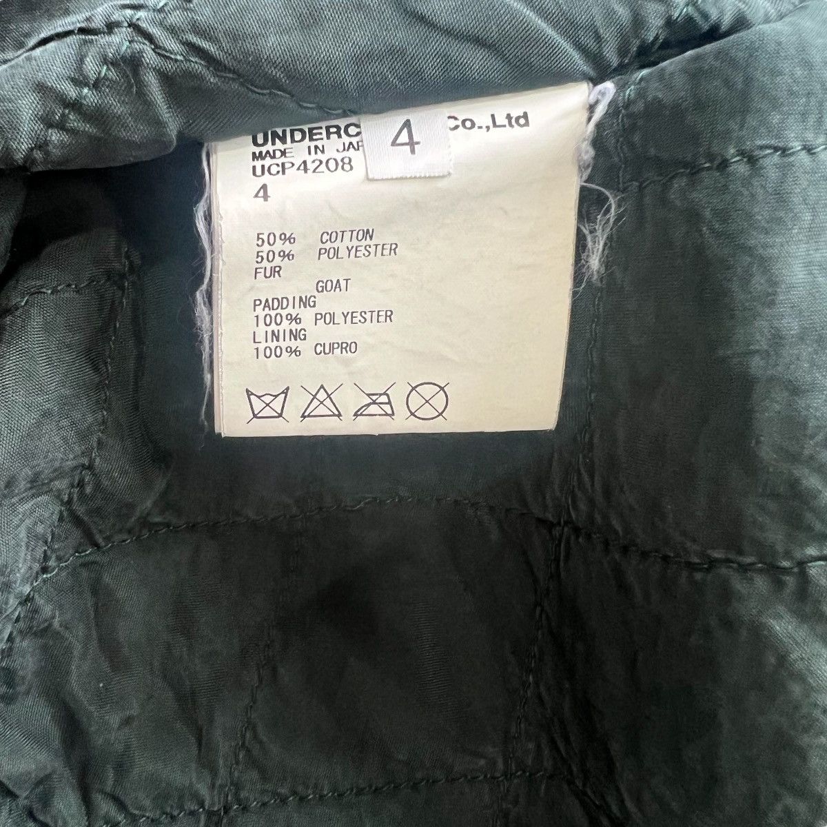 Jun Takahashi × Undercover UNDERCOVER 18AW BLACK BORE COVERALL JACKET COAT Size US L / EU 52-54 / 3 - 6 Thumbnail