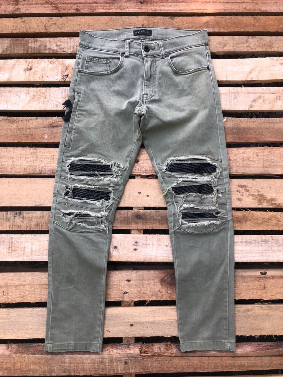 Other ZMDC Marsh Biker Pants Distressed Size US 30 / EU 46 - 1 Thumbnail