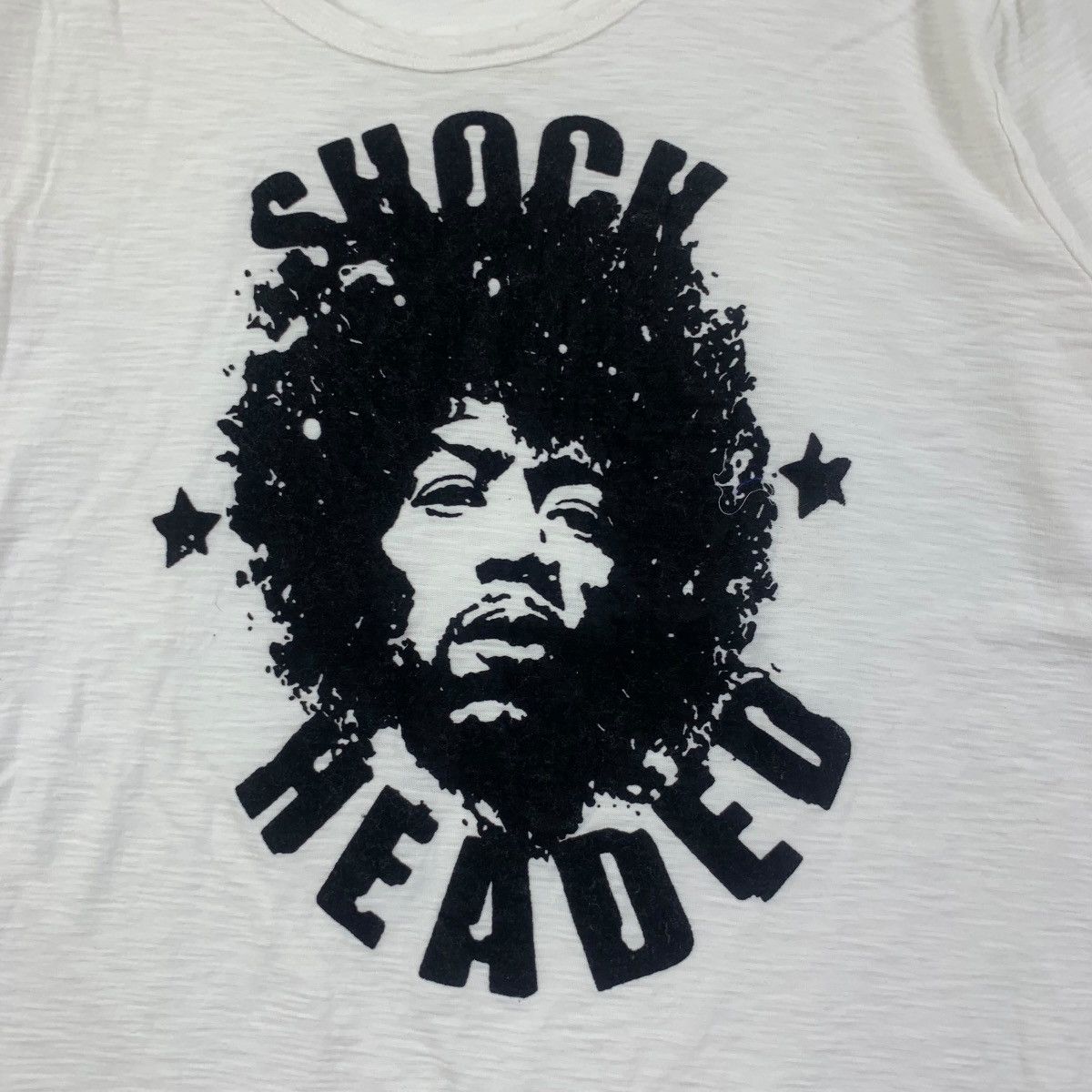 Vintage JIMI HENDRIX Shock Headed Glass Herman Music Tee Shirt Size L / US 10 / IT 46 - 3 Thumbnail