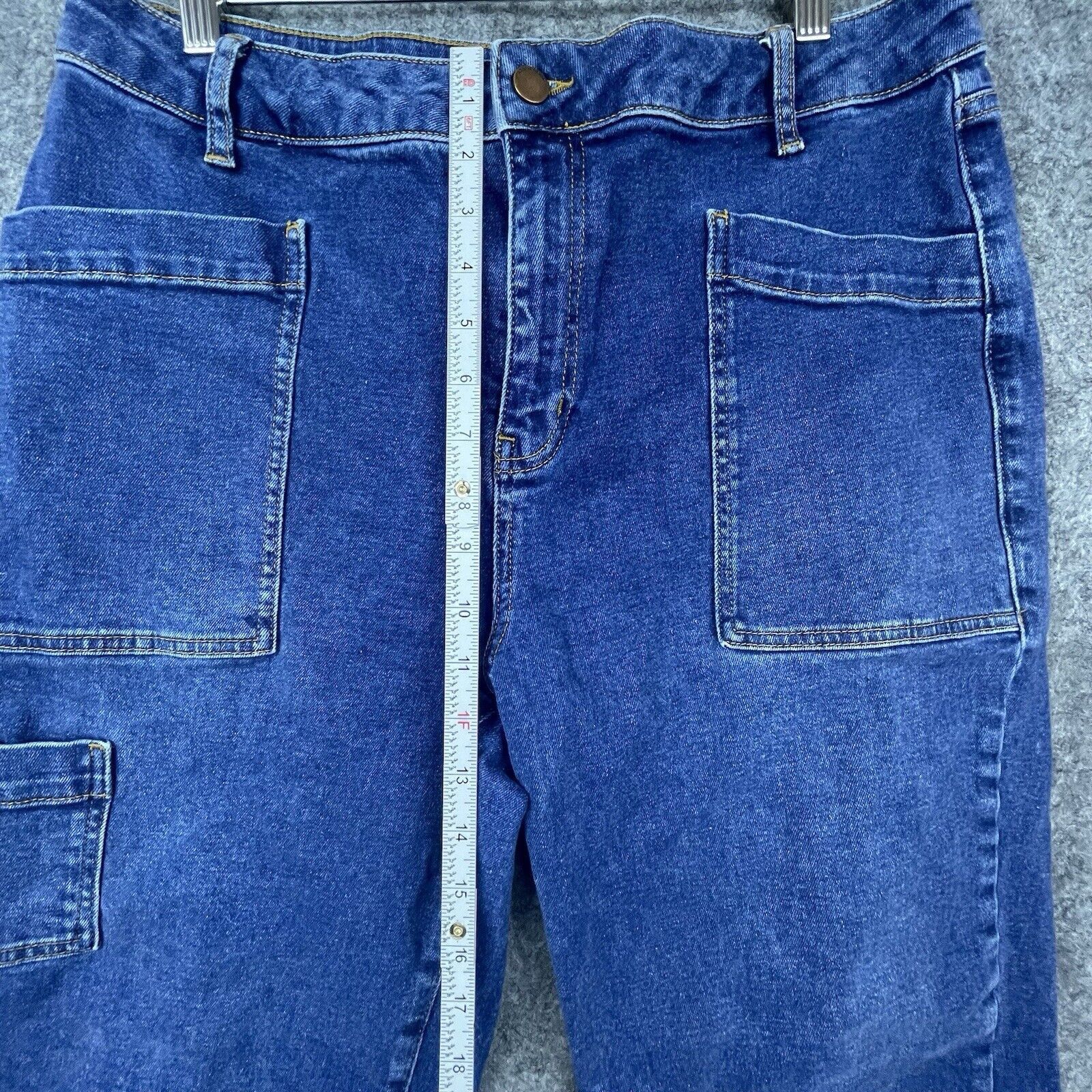 Boden Boden Denim Jeans Women 12 Barrel Taper Wide Baggy Horseshoe Size 34" / US 12 / IT 48 - 4 Thumbnail
