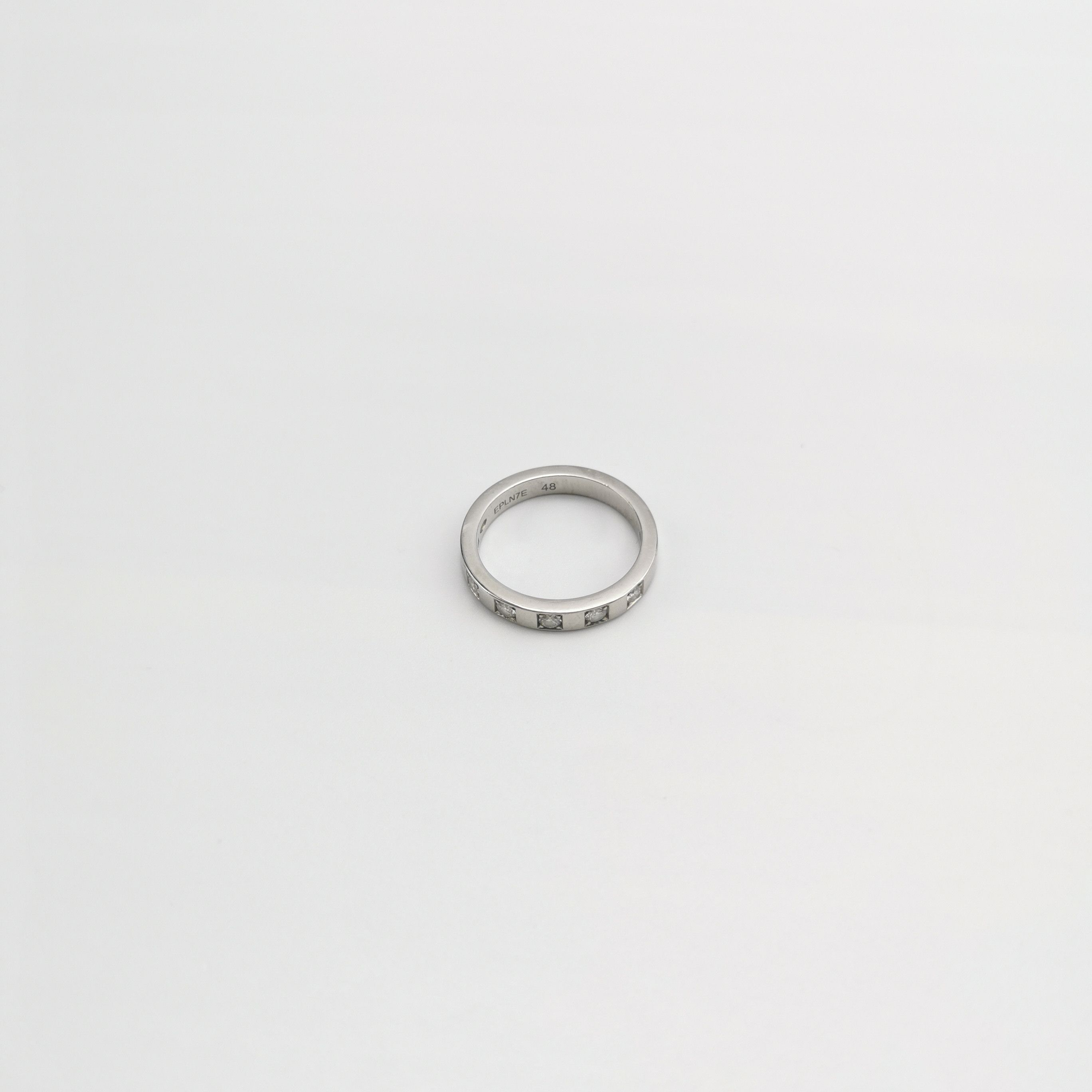 Bvlgari Bvlgari MARRY ME Platinum PT950 Diamond Couple Ring Size 9 Size ONE SIZE - 8 Thumbnail