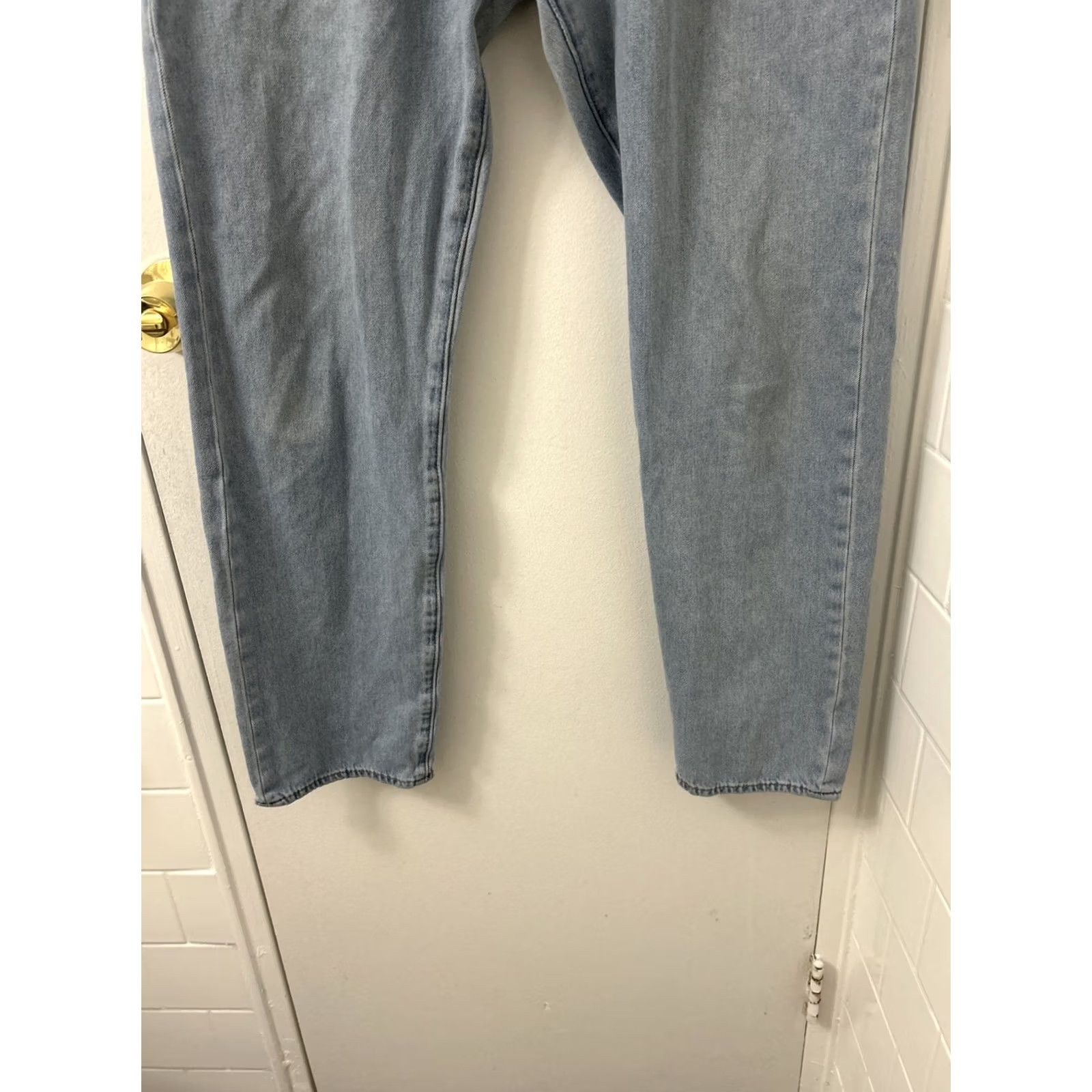 Levi's VINTAGE Levi's 502 Jeans Taper Regular 32x30 Denim Blue Zipper Stretch Men Size US 32 / EU 48 - 3 Thumbnail