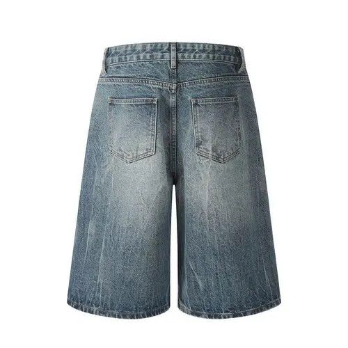 VIBE Lightning Blue Jorts, Loose Denim Jean Shorts Size US 30 / EU 46 - 6 Thumbnail